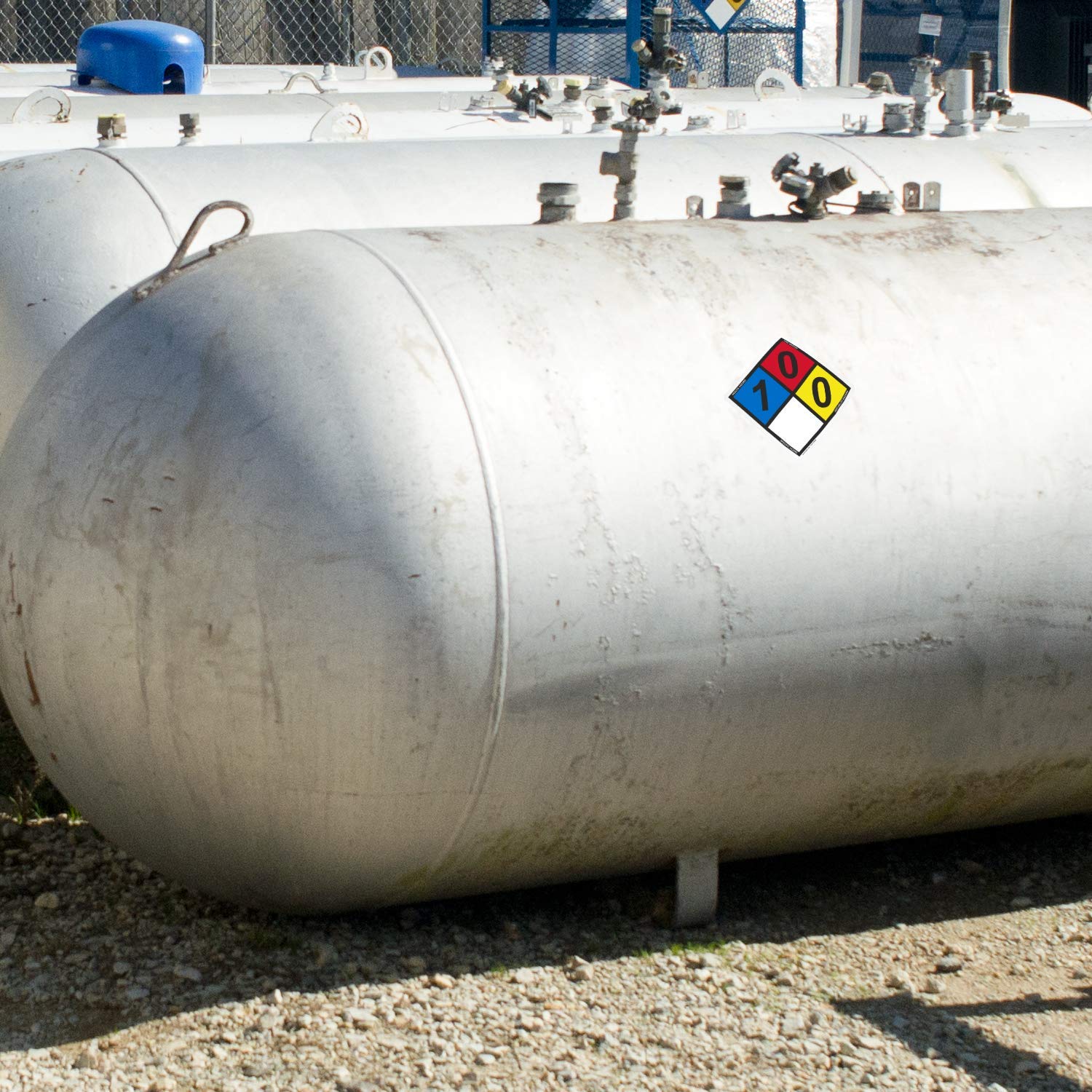 SmartSign NFPA 704 - Ratings (3,0,0) Label | 13.8 Costa Rica - View #3