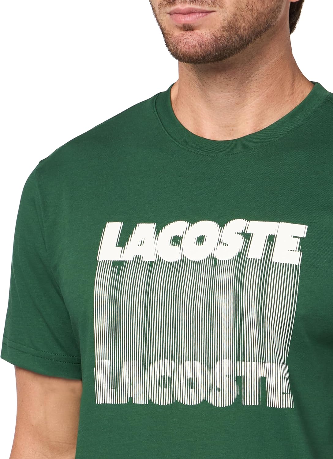 Lacoste Mens Sport Ultra-Dry Printed Sport T-Shirt - Image 3