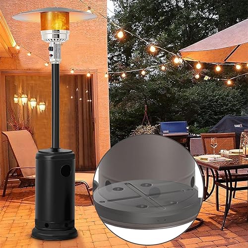 Miniatura 7 de Calentador de patio al aire libre, caja de arena, caja de agua, calentador de patio, peso de accesorio, capacidad máxima de 25 libras para