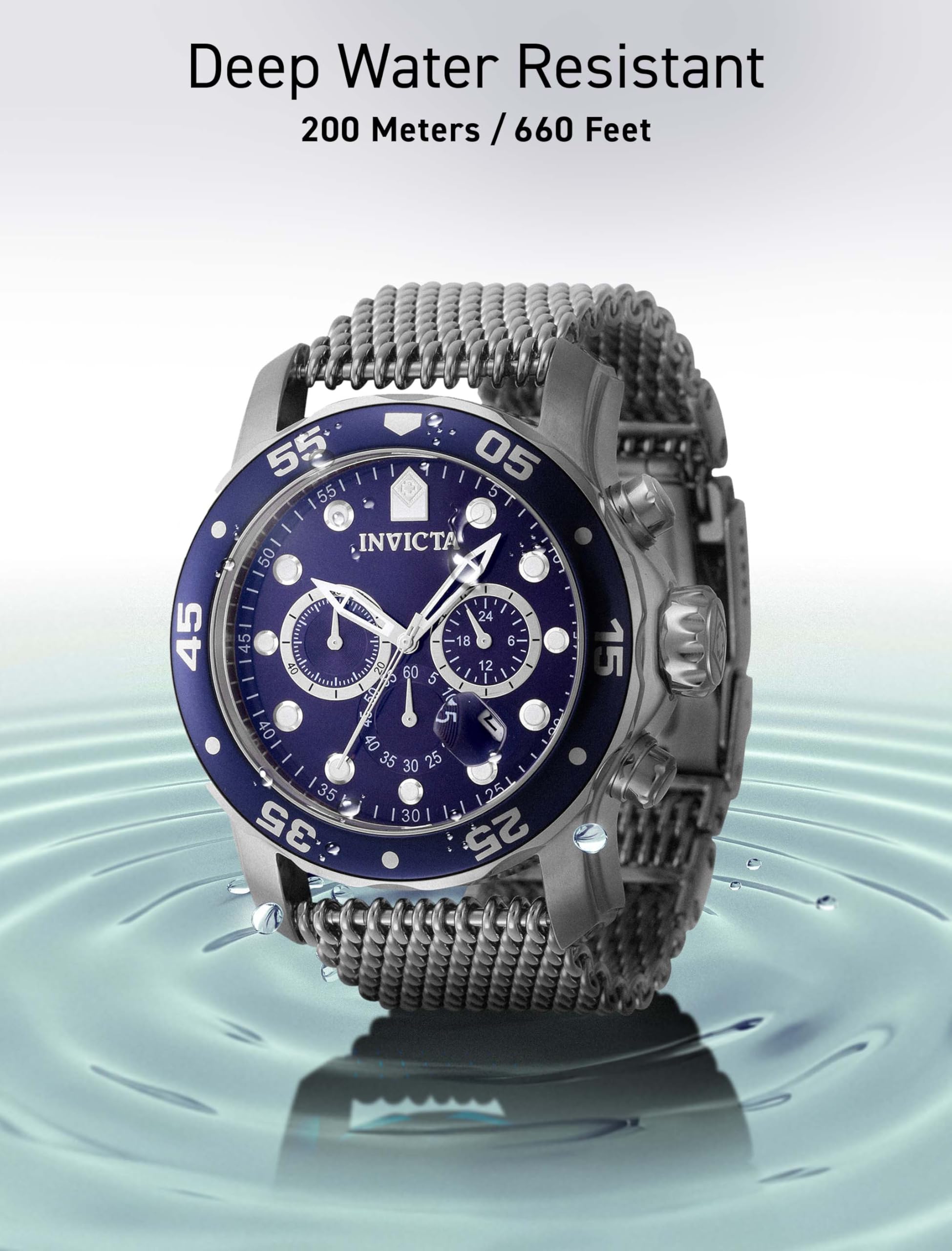Invicta Pro Diver Edelstahl Herren Quarzuhrwerk - 48mm