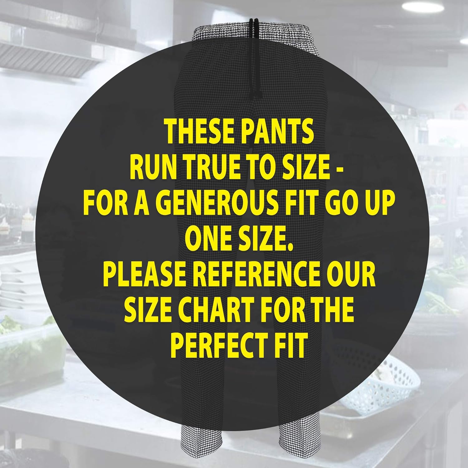 M&M SCRUBS Unisex Classic Chef Pants - Image 8