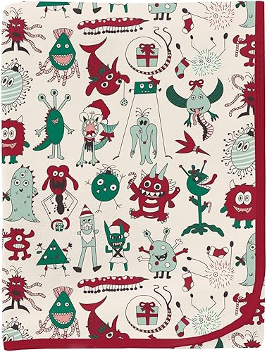 Miniatura 3 de KicKee Pants Mantas para envolver estampadas, hechas de viscosa de tela de bambú, por lo que es una manta de bebé suave y sedosa, manta de