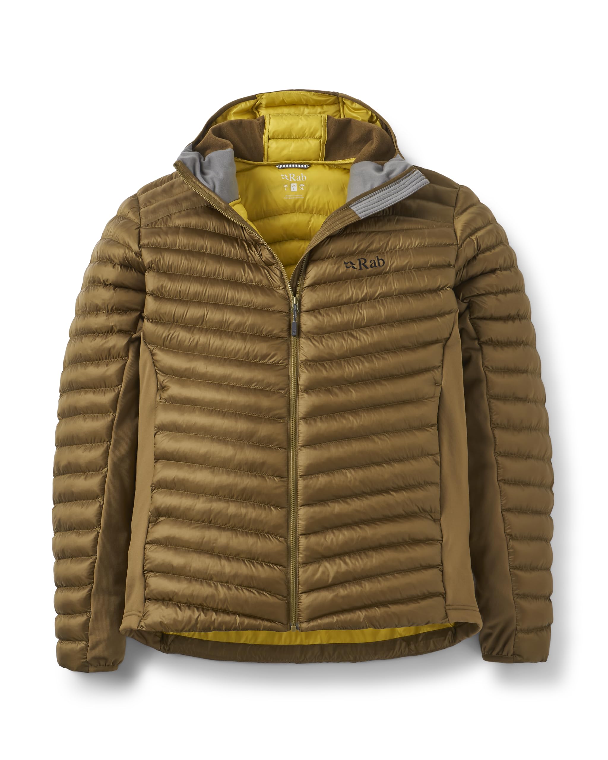 Rab Men's Cirrus Flex Hoody - Lightweight Insulated Coat for Trekking, Skiing, & Climbing - Oak - Medium