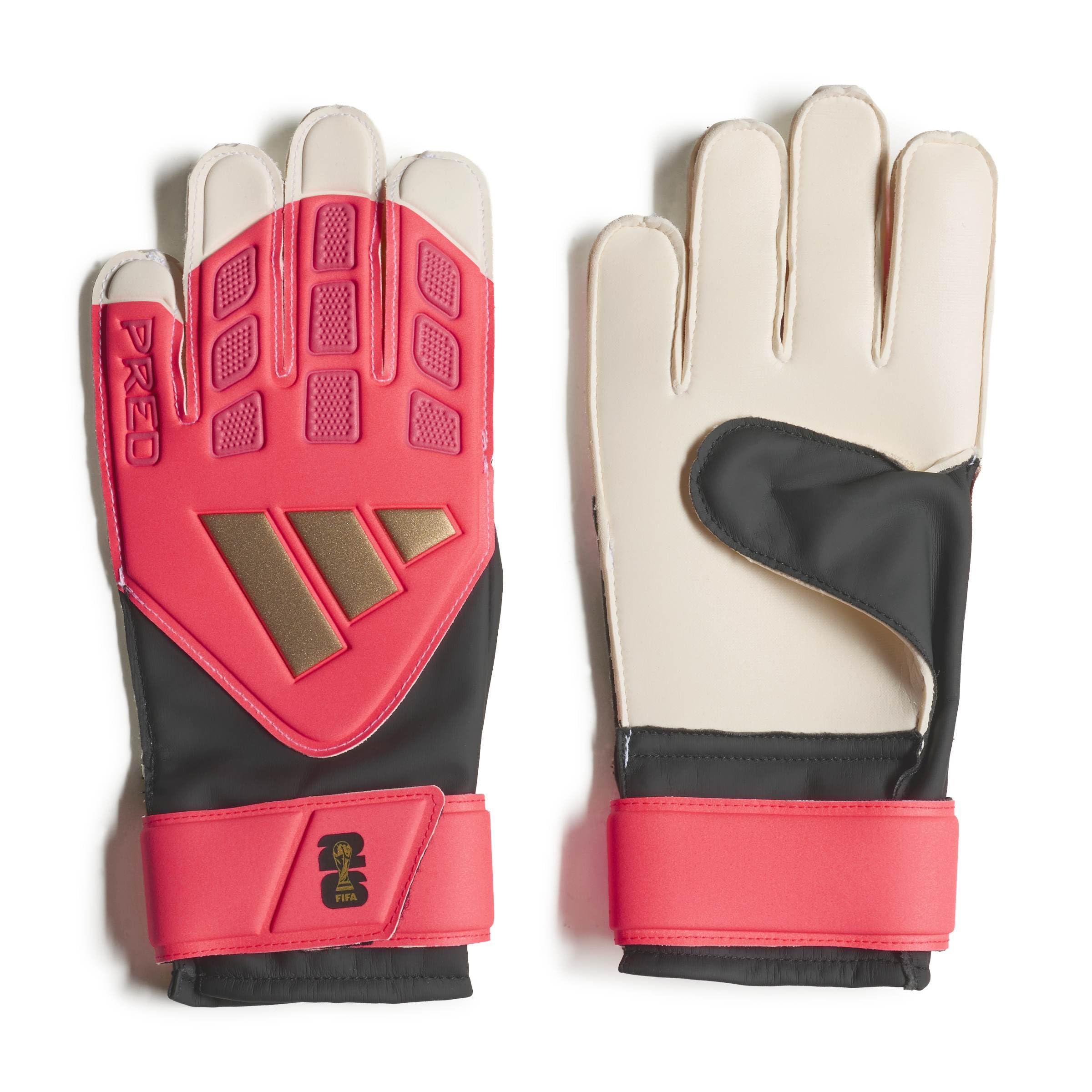 adidas Unisex Training Junior Goalkeeper Glove Gloves, Solar Turbo/black/white, 5