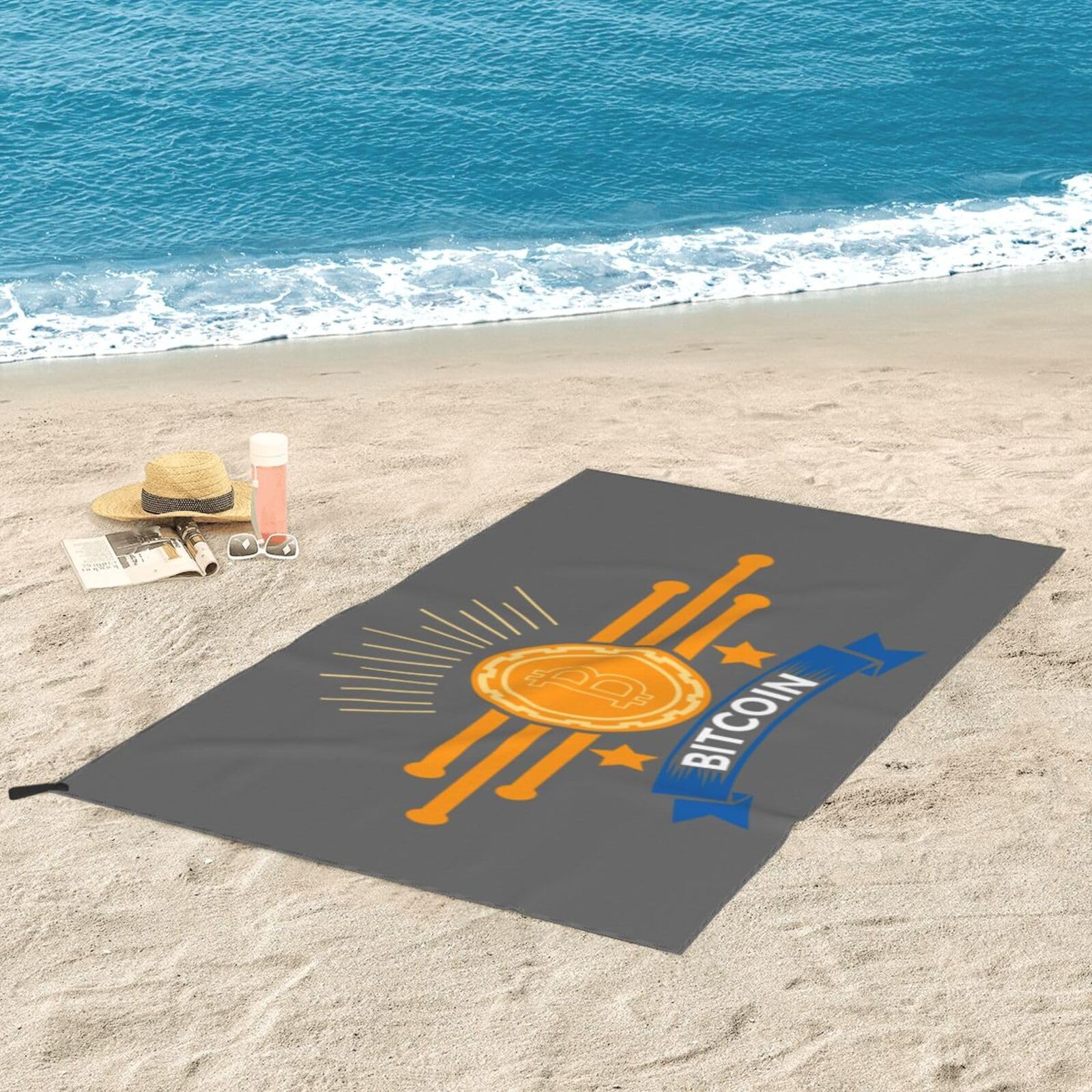 Amazon.com: SIYTUAU Bitcoin Crypto Bath Towels 31.5