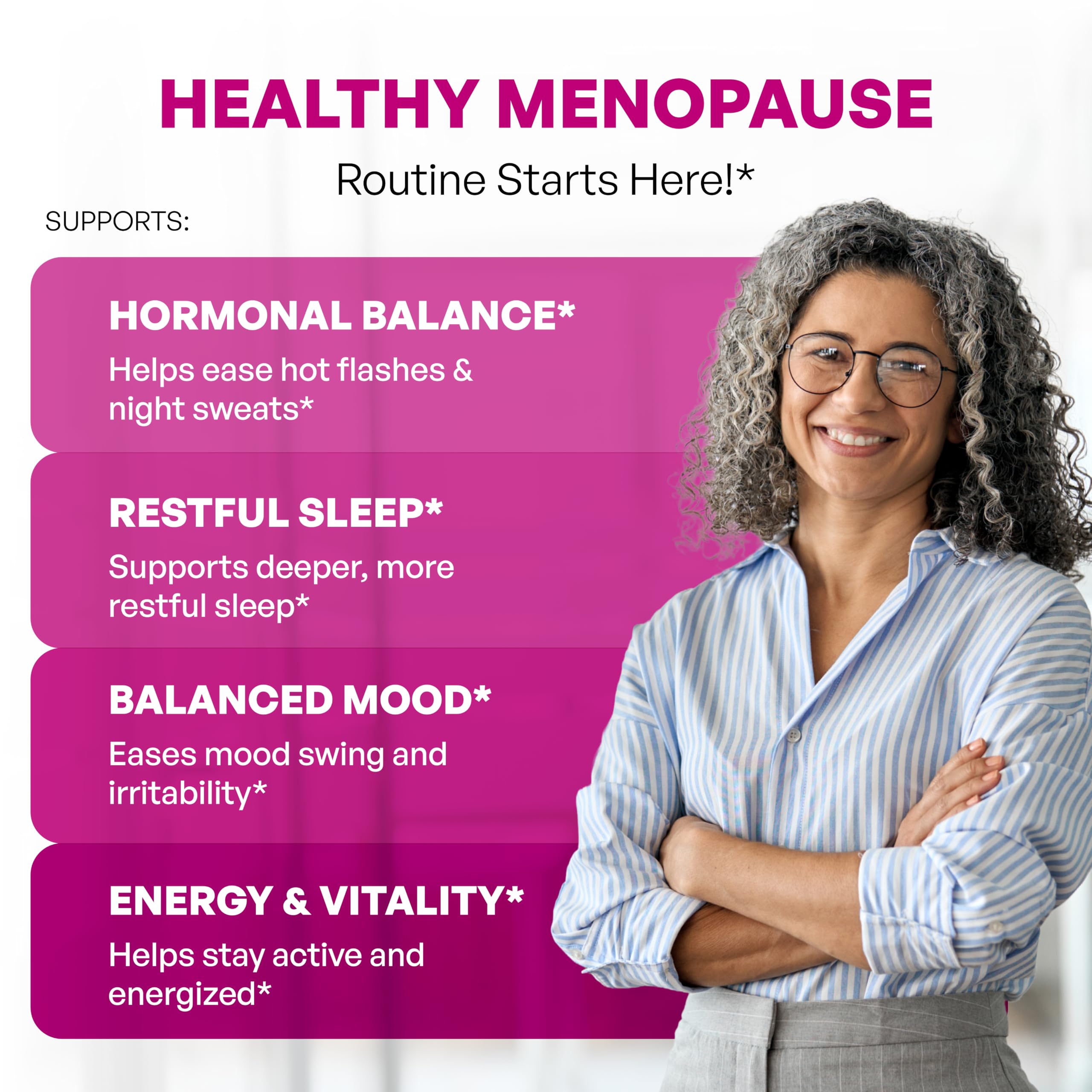 Menopause Support Supplement for Women - For Hot Flashes and Night Sweats — Amazon image 4