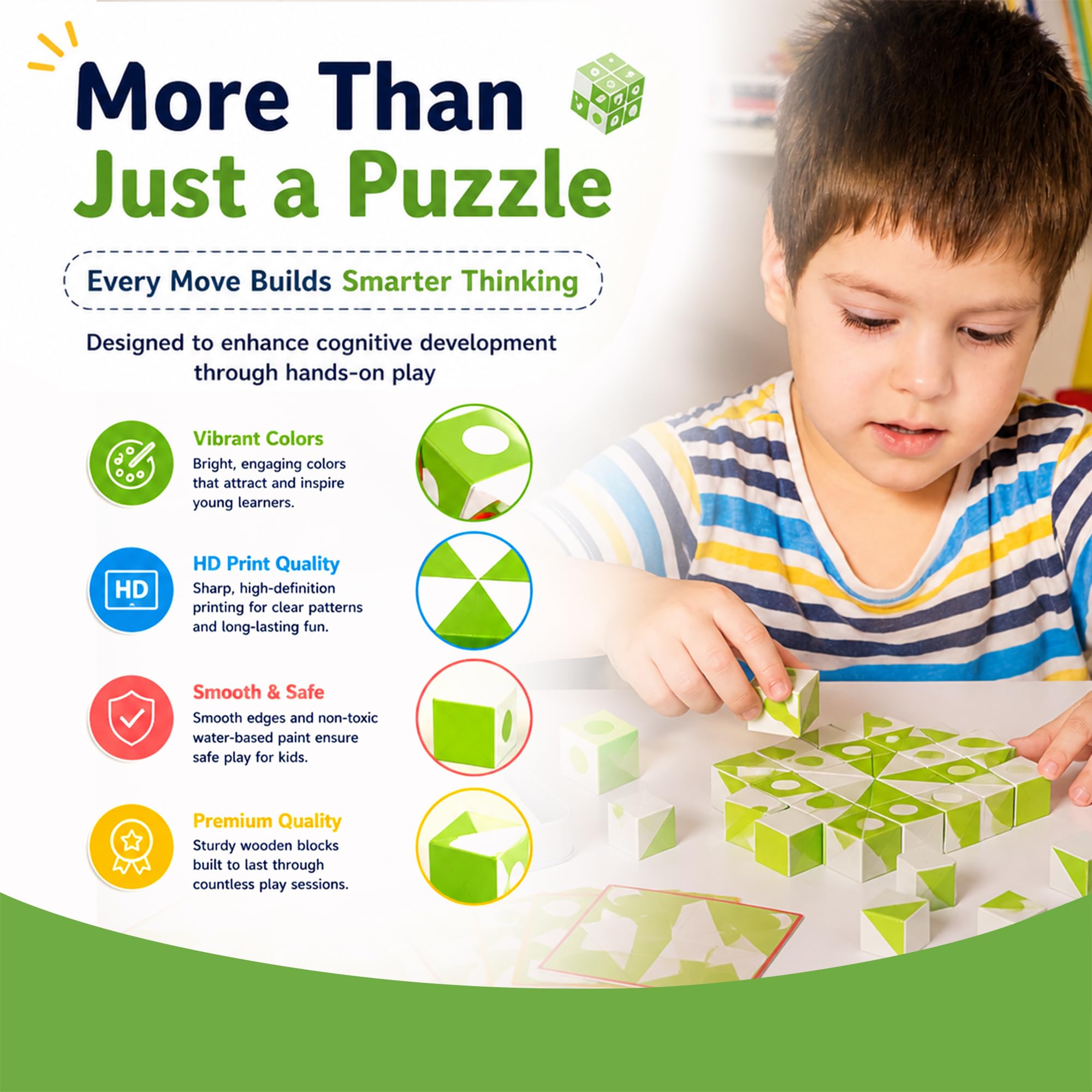 STEM Puzzle Toy - Educational Building Blocks for Kids -6 STEM Puzzle Toy - Educational Building Blocks for Kids -6