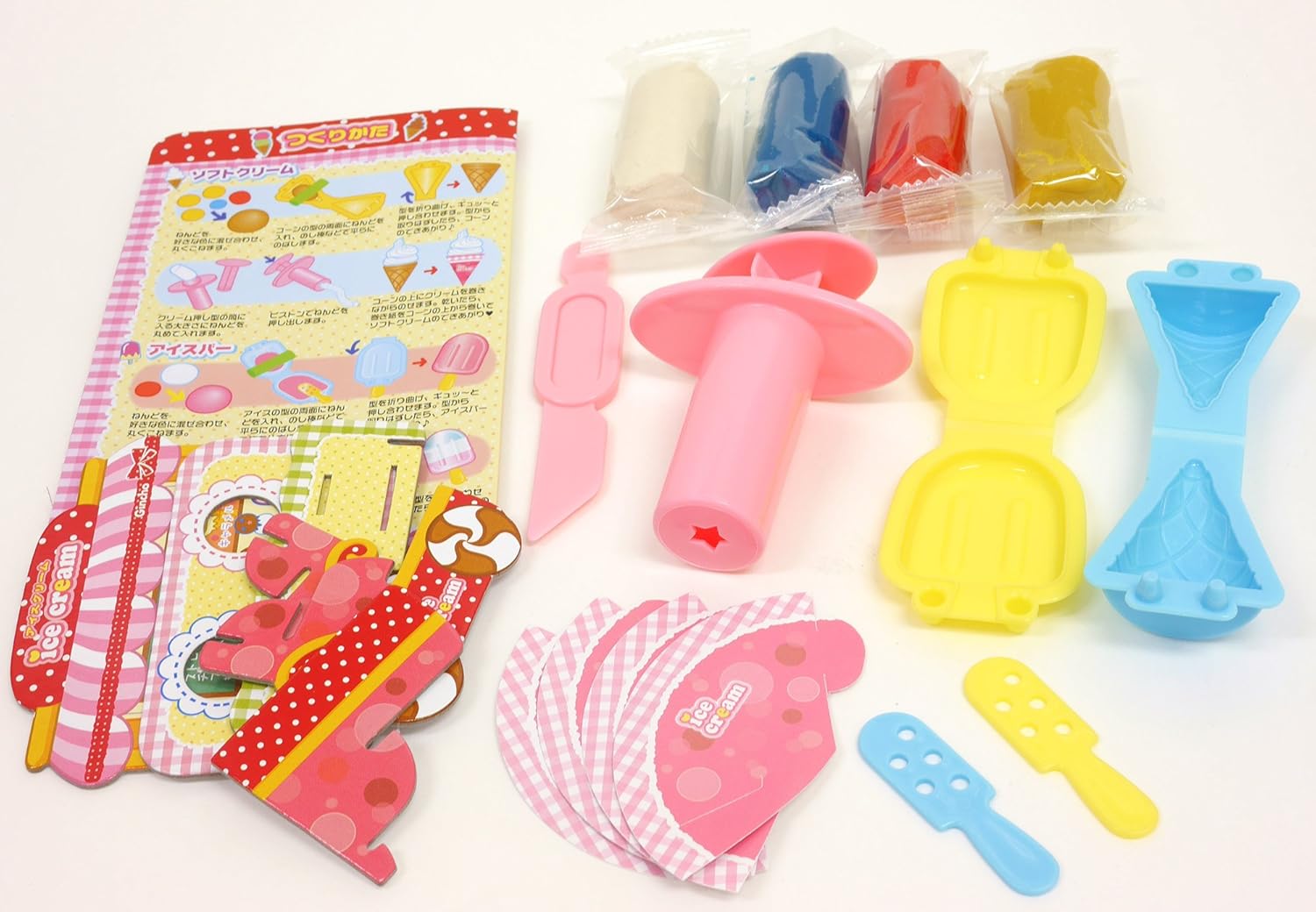 市場 ねんど 小麦 キッズ こむぎねんど 幼児 知育玩具 セット おもちゃ アイスクリーム 子供 アイスクリーム屋さんセット 粘土 3歳 4色入 市場 ねんど 小麦 キッズ こむぎねんど 幼児 知育玩具 セット おもちゃ アイスクリーム 子供 アイスクリーム屋さんセット 粘土 3歳 4色入