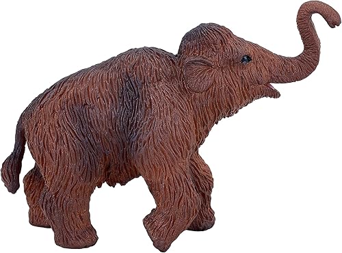 Miniatura 3 de MOJO Figura de juguete pintada a mano de la colección de animales extintos de mamut lanudo realista