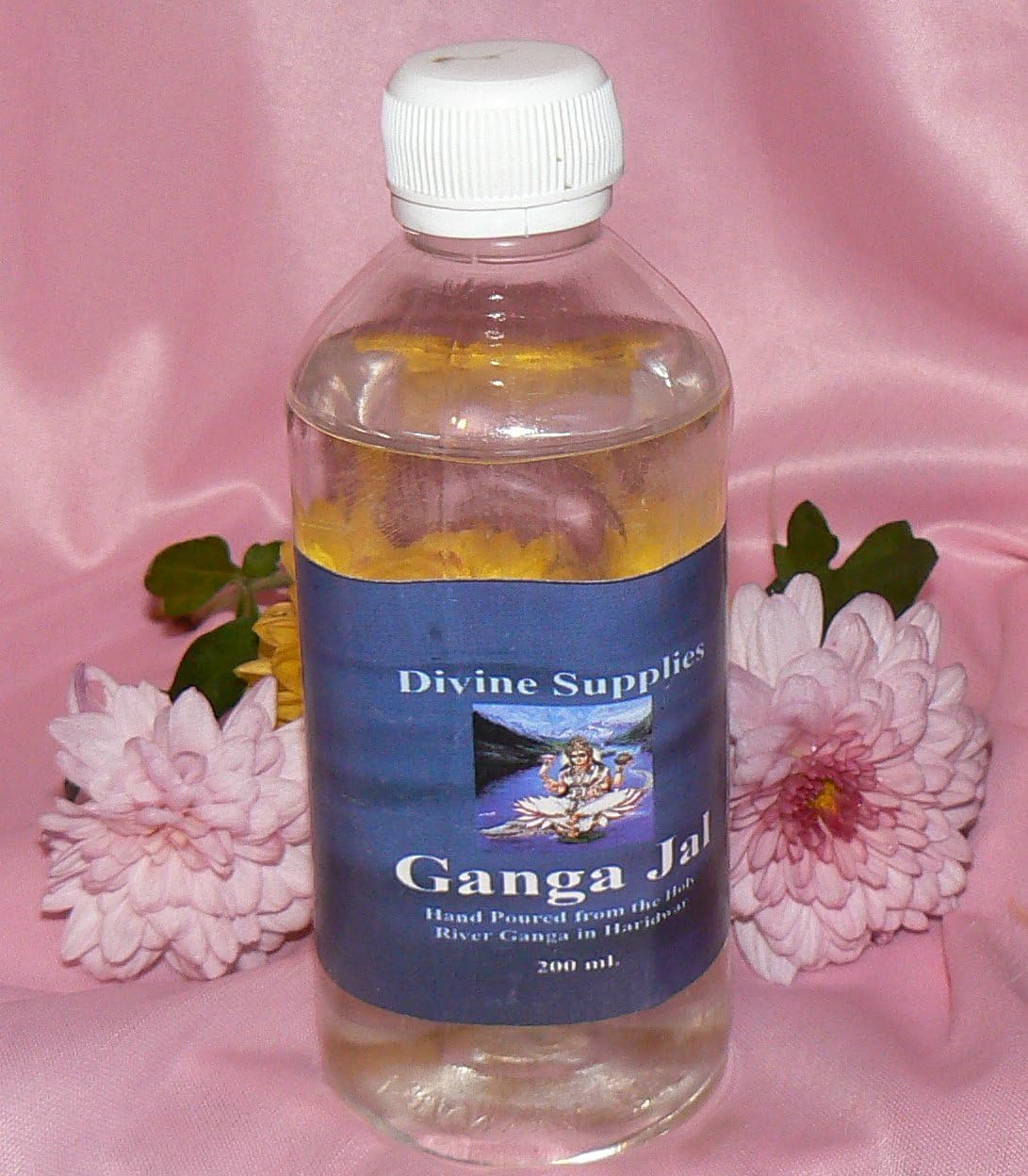 Ganga Jal, GANGES WATER hand poured from Haridwar 3 bottles of 200 ml ea for Puja and other Hindu Ceremonies