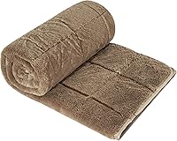 Vista 2 de Dearfoams Manta con peso de piel sintética súper suave, 12 libras, marrón, 48 x 72 pulgadas