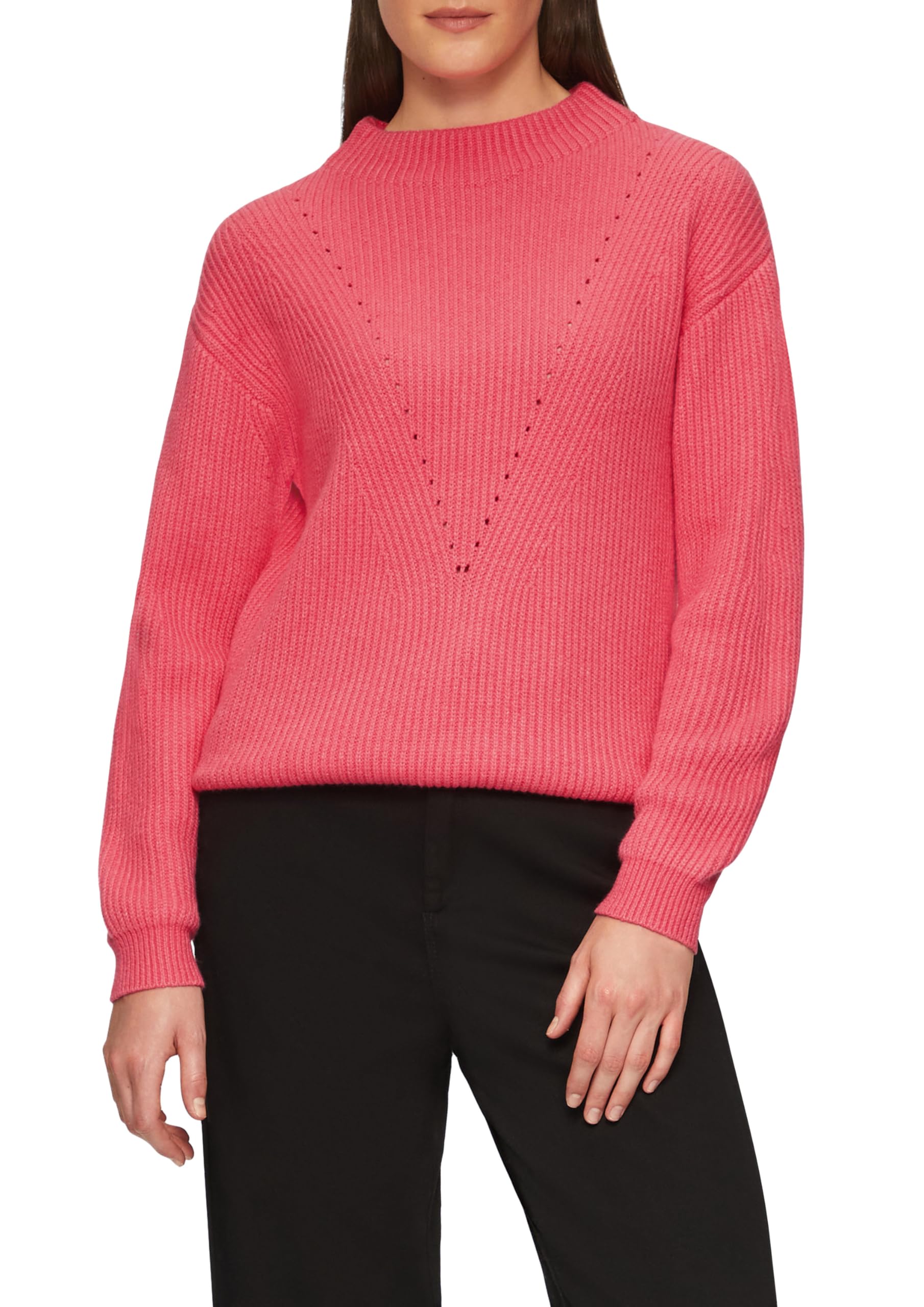 s.Oliver Oversized-Strickpullover mit Ajour-Detail