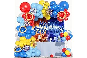 Decoracion de Sonic Fiesta para una Celebracion Electrizante