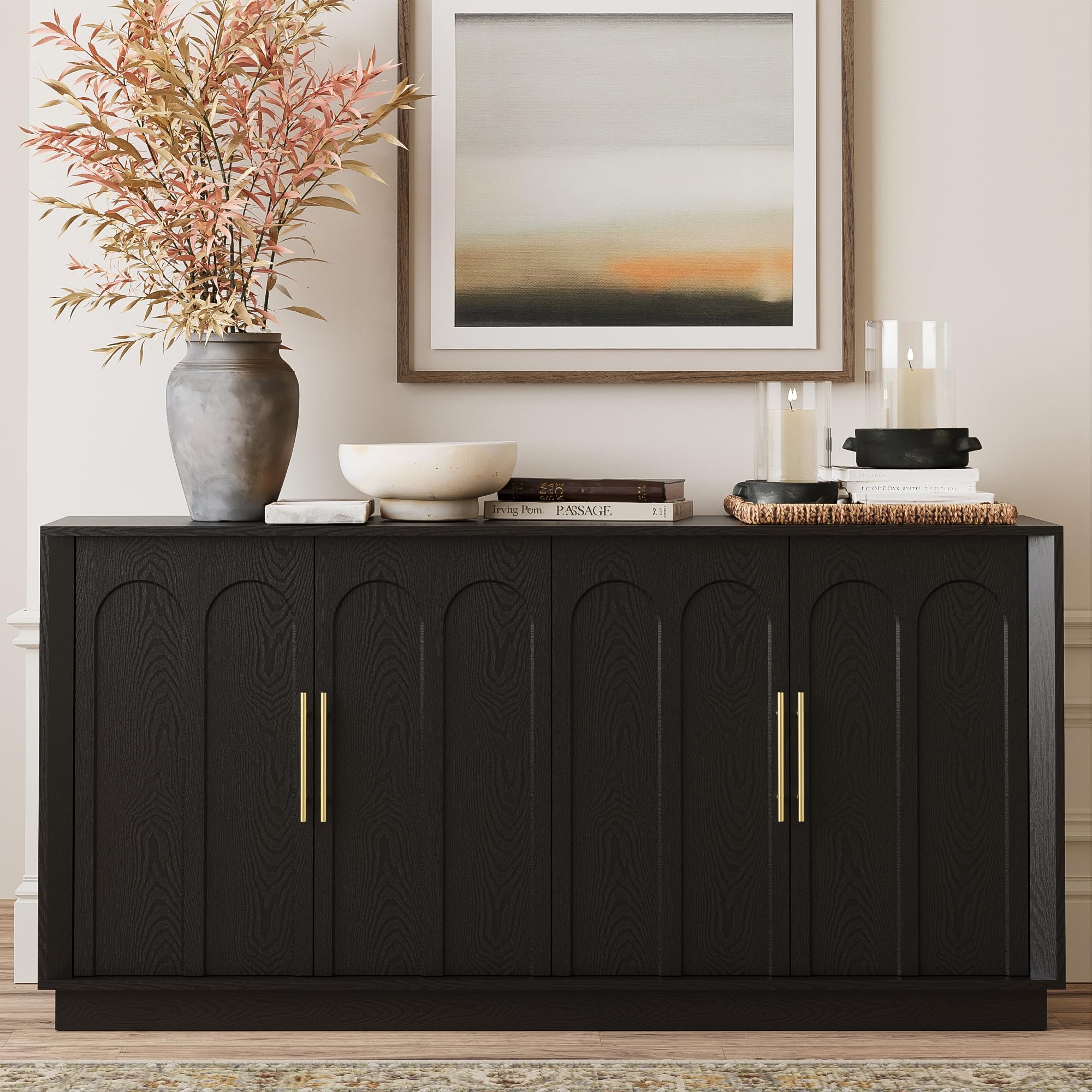 Sideboard Buffet Cabinet With Storage Modern Accent Cabinet With