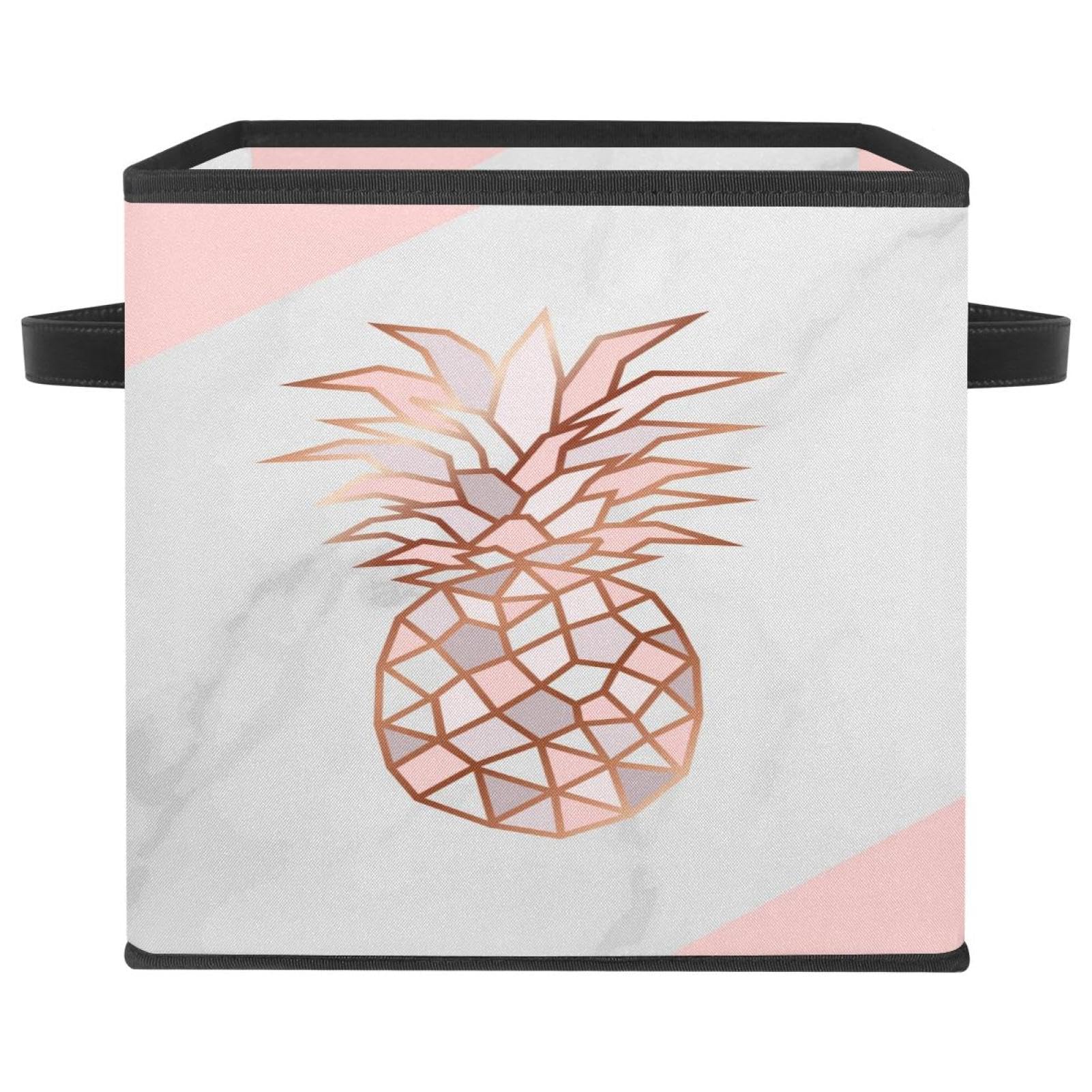Organiseur en tissu motif ananas pour placard et chambre à coucher