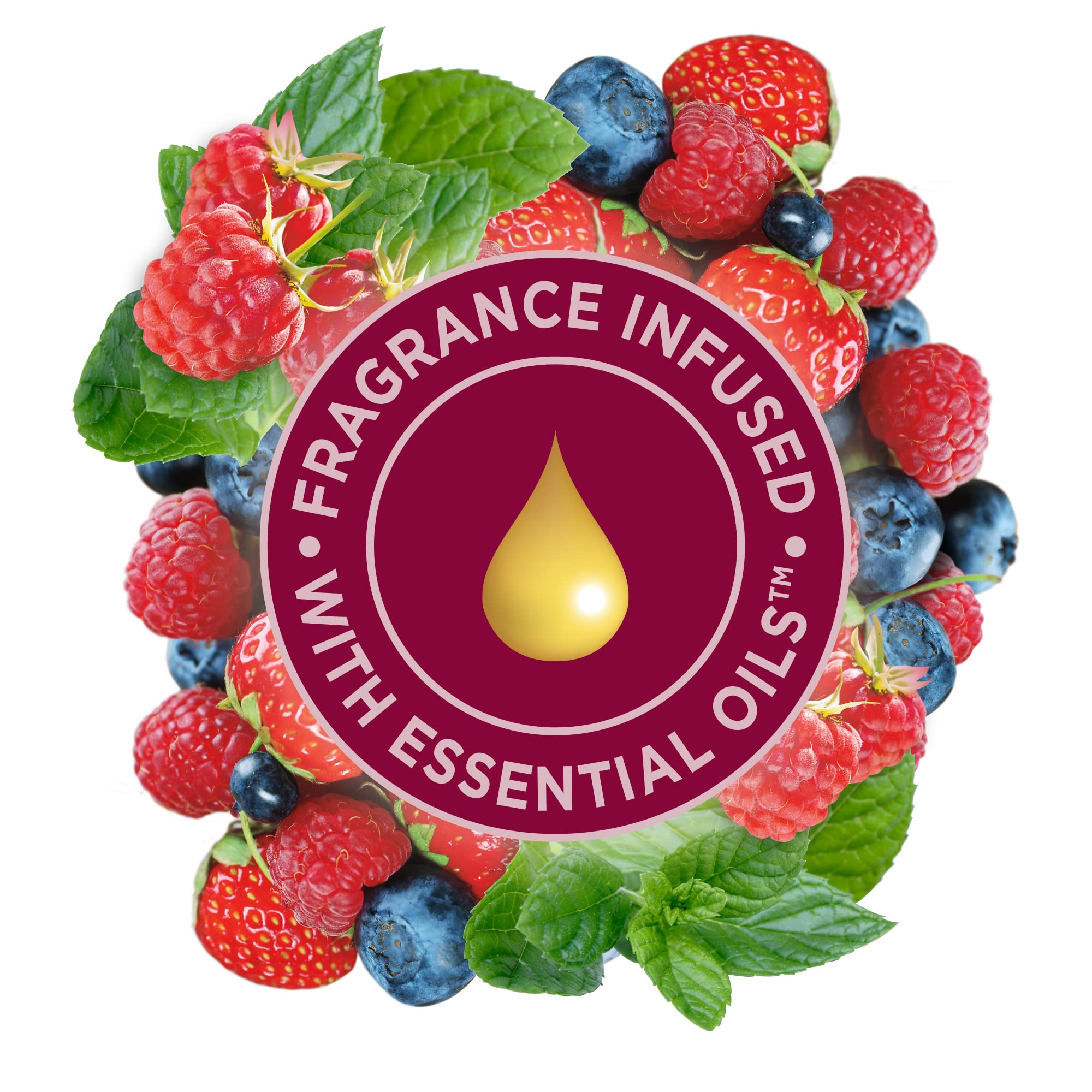 Glade Candle Jar, Air Freshener, Radiant Berries, 3.4 Oz Buy Online in