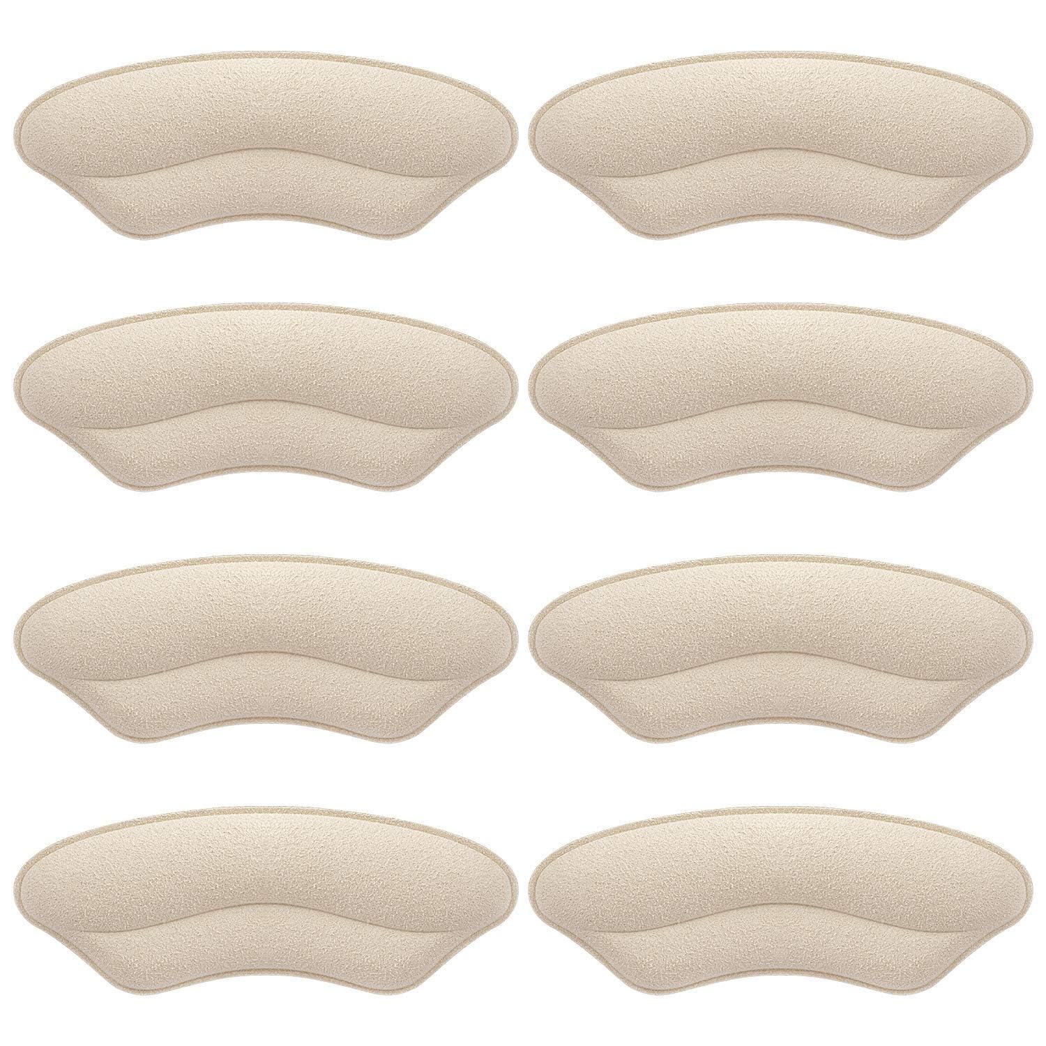 Makryn Premium Heel Pads Inserts Grips, Back of Heel Protectors Cushions Liner Prevent Too Big Shoe From Slipping, Blisters, Filler for Loose Fit for
