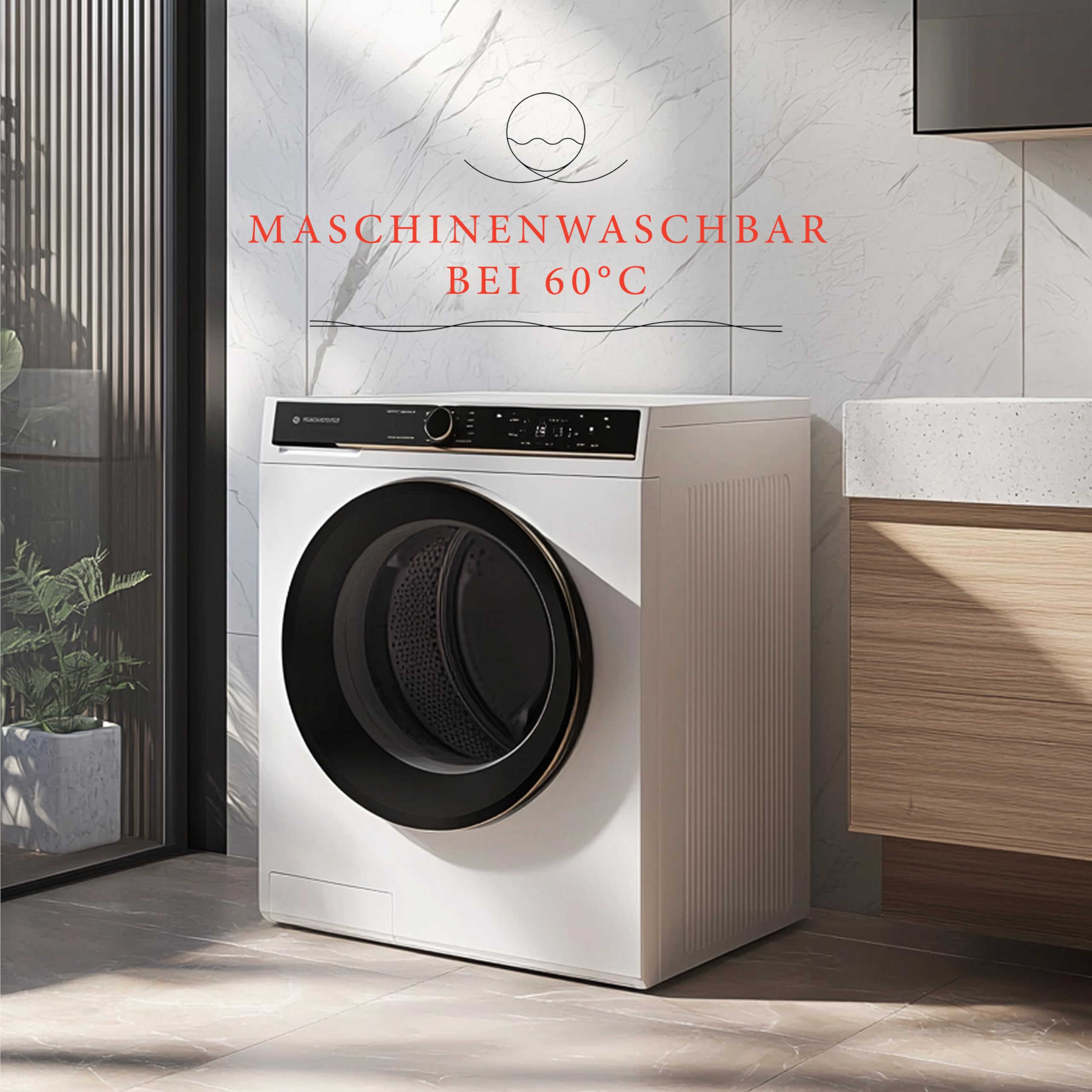 Pullman Kopfkissen 80x80 cm – 2er Set Hotelqualität Mikrofaser Kissen für Nackenschmerzen, Bequemes Allergiker Schlafkissen mit 1000 g Füllmaterial, Oeko-Tex zertifiziertes Bett Kissen (80 x 80)