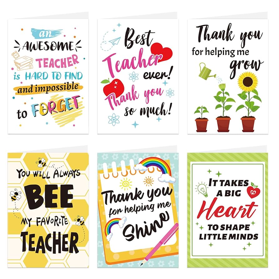 amazon-com-howaf-teacher-appreciation-greeting-cards-with-envelopes-thank-you-teachers-party-supplies-cards-for-teachers-day-gift-giving-teacher-appreciation-week-gift-cards-for-teachers-day-10-2-7-3-6-pack-office-products for Teacher Appreciation Free Printable Thank You Cards For Teachers Amazon.com : HOWAF Teacher Appreciation Greeting Cards with Envelopes, Thank You Teachers Party Supplies Cards for Teachers Day Gift Giving, Teacher Appreciation Week Gift Cards for Teachers Day, 10.2''*7.3'',6 Pack : Office Products for Teacher Appreciation Free Printable Thank You Cards For Teachers