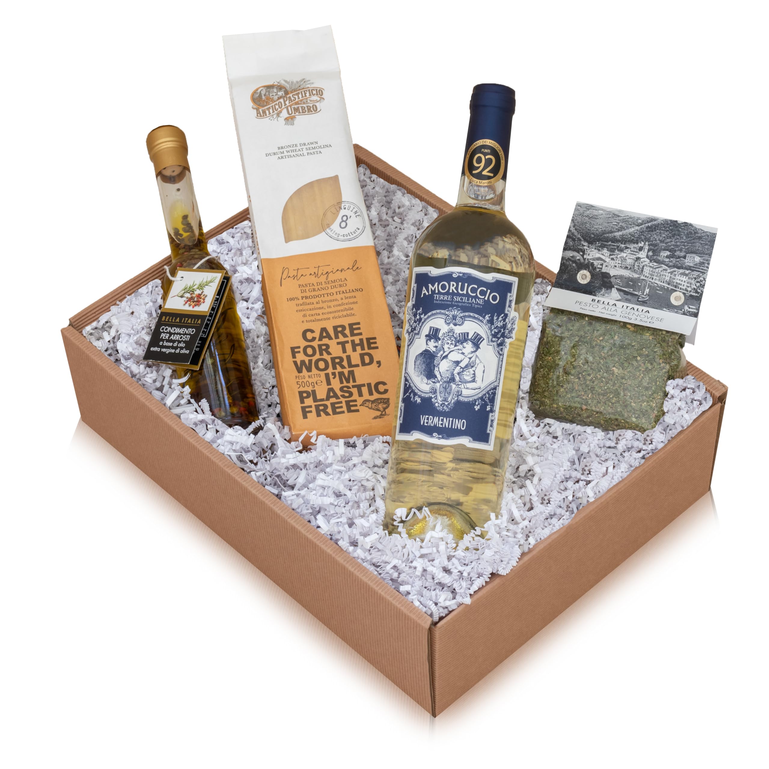 The Wine Guys Geschenkset La Dolce Vita Italien: Wein- und Pasta-Erlebnis-Geschenkset