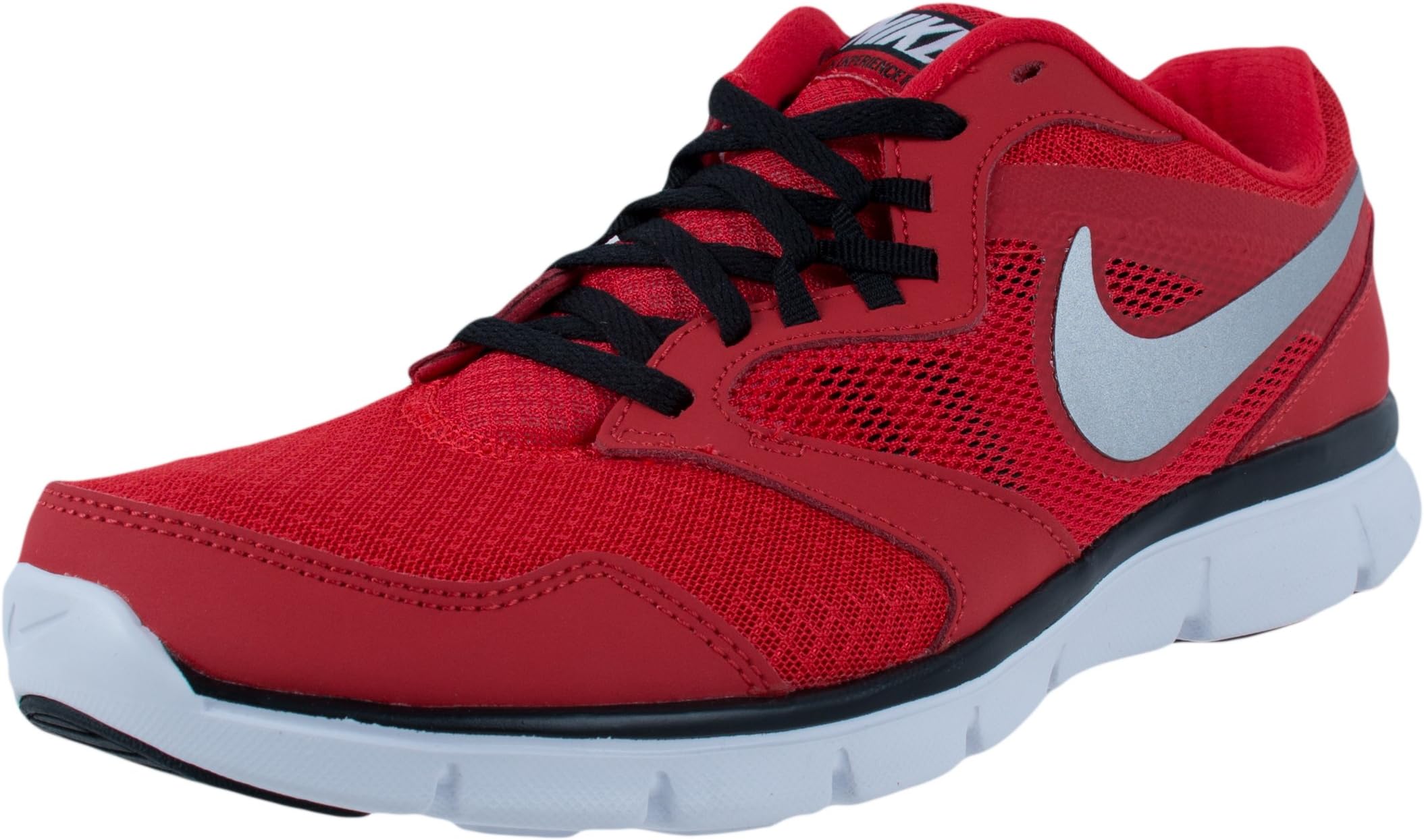 Nike Men's Flex Experience RN 4 (Chllng Rd / Metallic Silver / Black / White) Running Shoe, 10 D(M) US