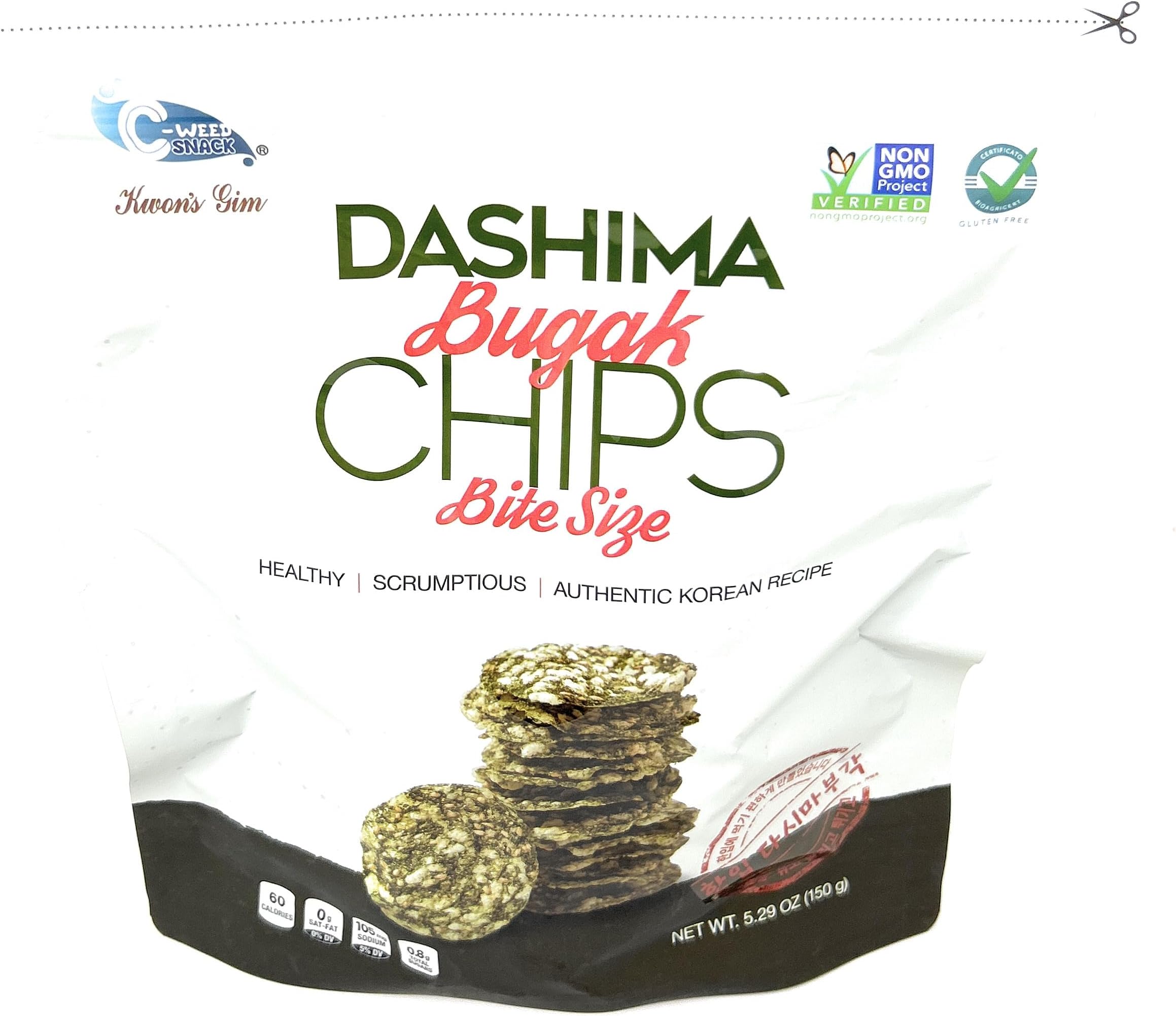 Cweed Korean Crunchy & Crispy Roasted Seaweed Snacks