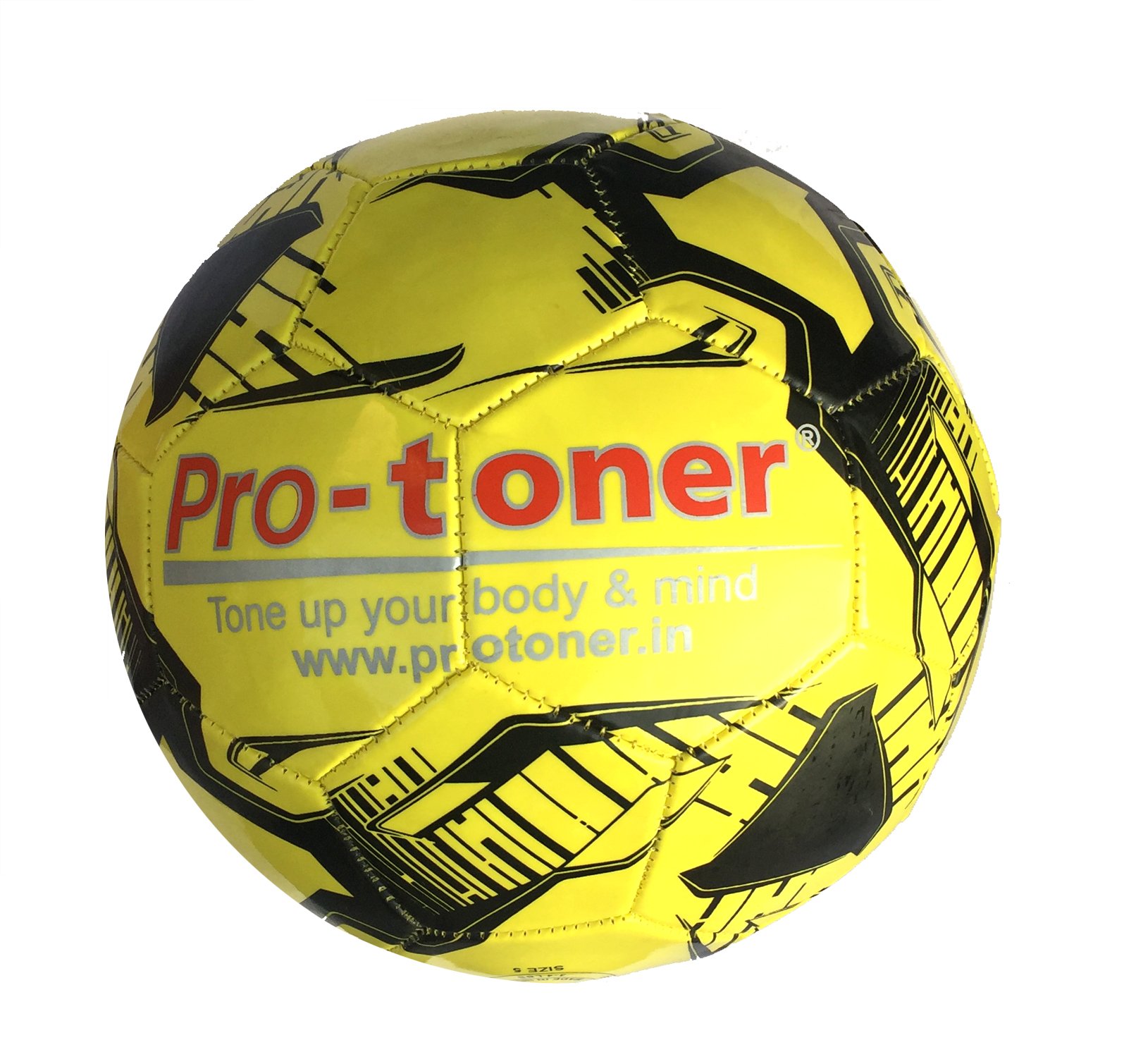 Protoner Soccer Football Full Size (Yellow) (B074WBQZDC) Amazon Price History, Amazon Price Tracker
