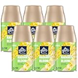 Automatic Spray Refill, Radiant Bloom, Scented Air Freshener for Home and Bathroom, 6.2 Oz, 6 Pack