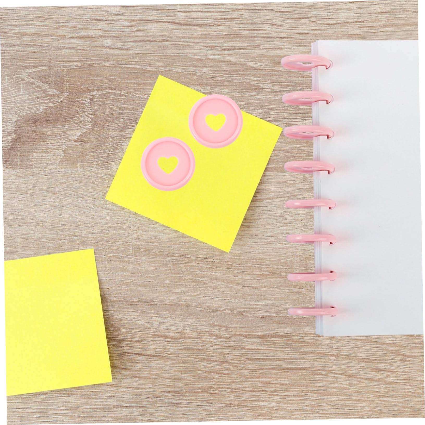 Lurrose 5 Set Di Dischi Di Rilegatura in Plastica Per Quaderni Dischi Multiuso Tenuta Forte Per Studenti Artisti Impiegati Planner Forniture Per Raccoglitori 50 Pezzi*5