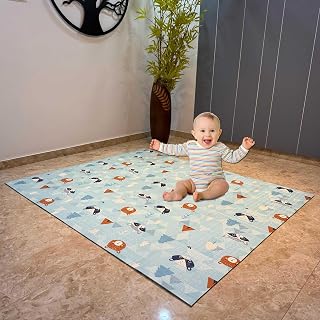 ROARIFY Premium Extra Large Baby Play Mat – 6x5 Feet Reversible Foam Mat | BPA-Free, Waterproof, Non-Slip, Foldable | Safe... Price In India