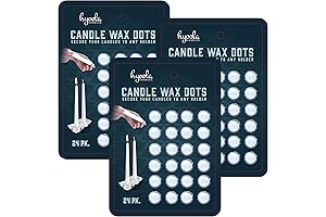 Stickem Sticky Candle Dots - Keep Your Candles From Tipping, Sliding, or...