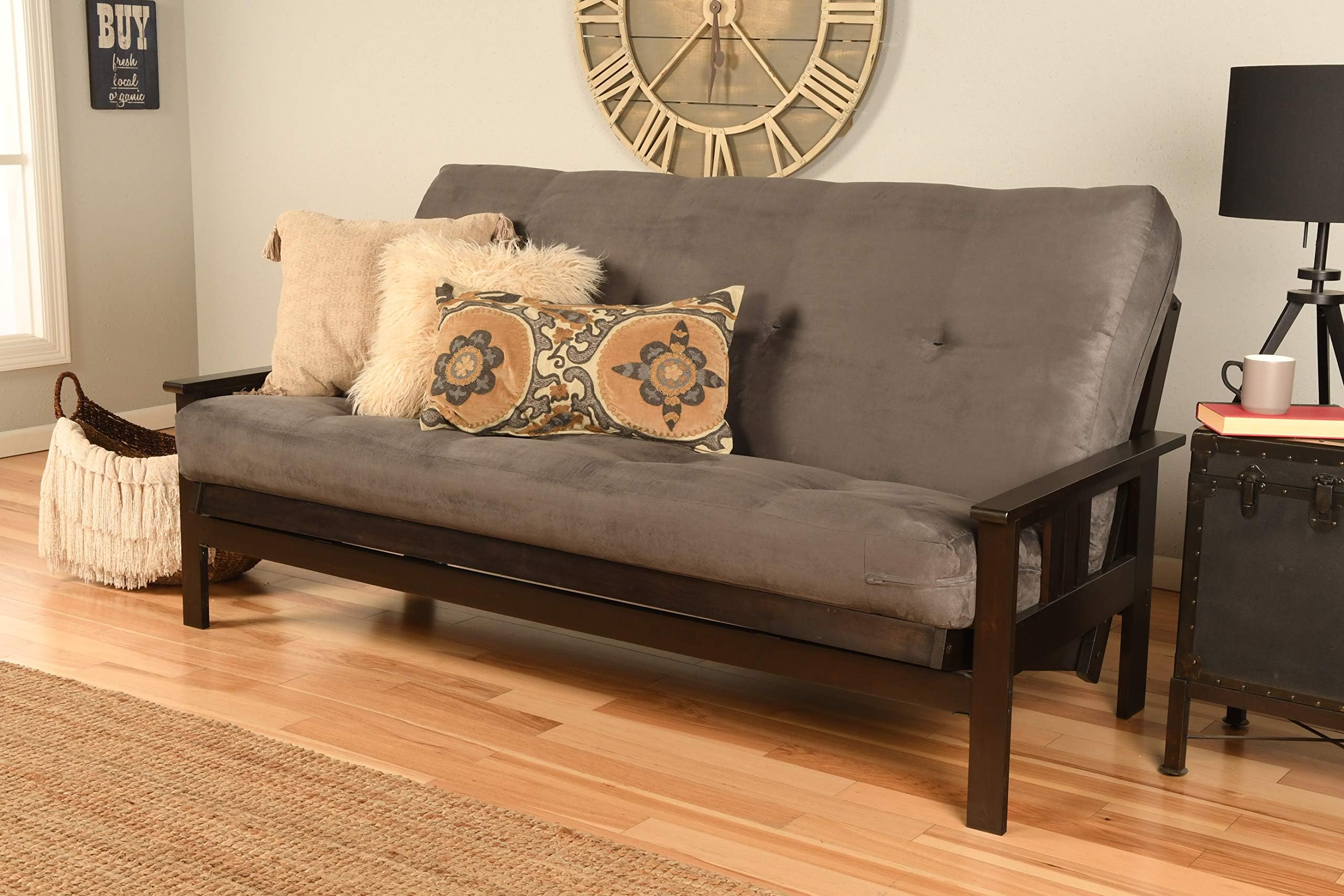 Jerry Sales Full Size Excelsior Espresso Futon Frame