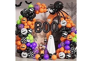 Halloween Garland Arch Kit: Spooktacular Backdrop for Bewitching Celebrations