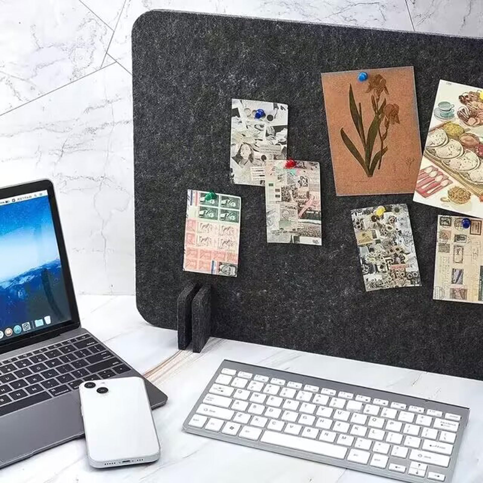 Séparateur de bureau portable en acrylique - Réduction du bruit - Écran acoustique à clipser pour une meilleure intimité - Contrôle de la distraction visuelle pour espace de travail et studio