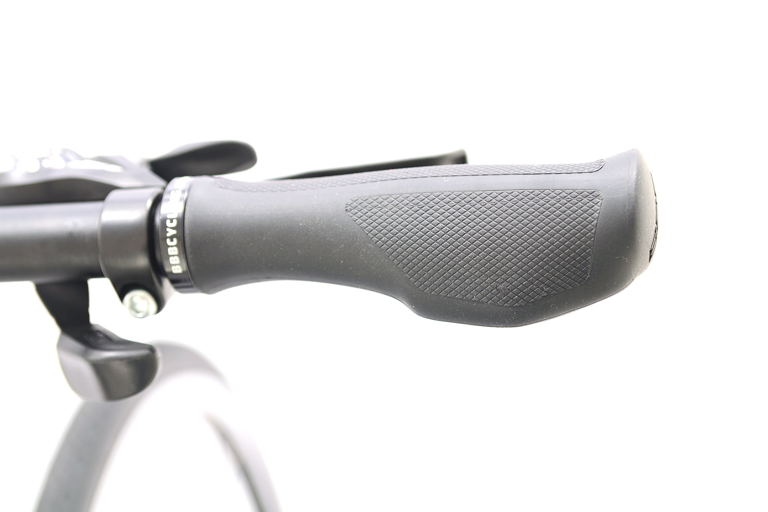 BBB ErgoFix BHG-71 Manopole Manubrio Bici 132 Mm - Impugnature Ergonomiche In Kraton Con Gel
