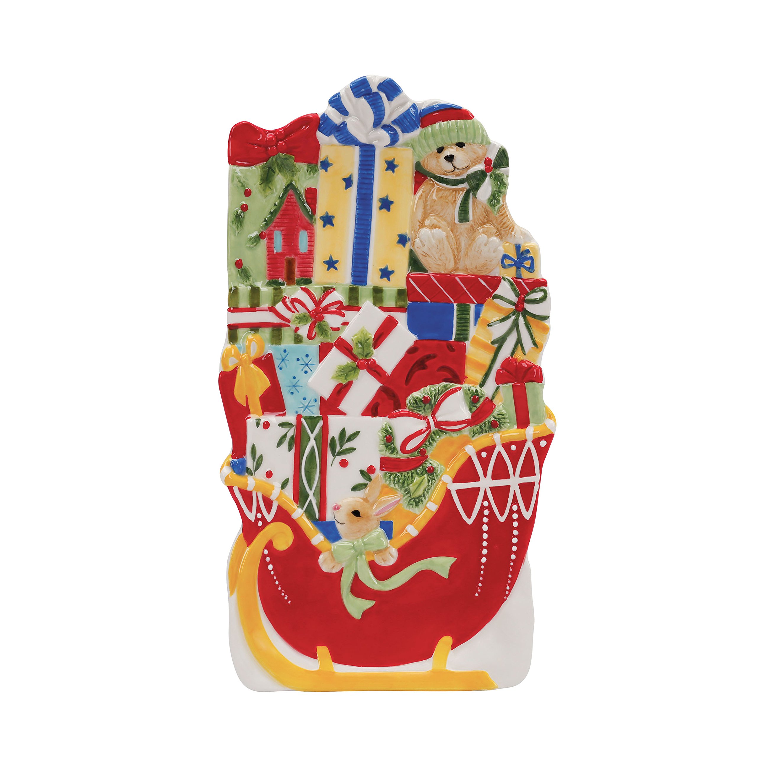 Candy Cane Santa Collection, Elongated Tray