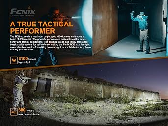 Fenix TK16 V2.0 3100 Lumen USB-C Rechargeable Tactical Flashlight