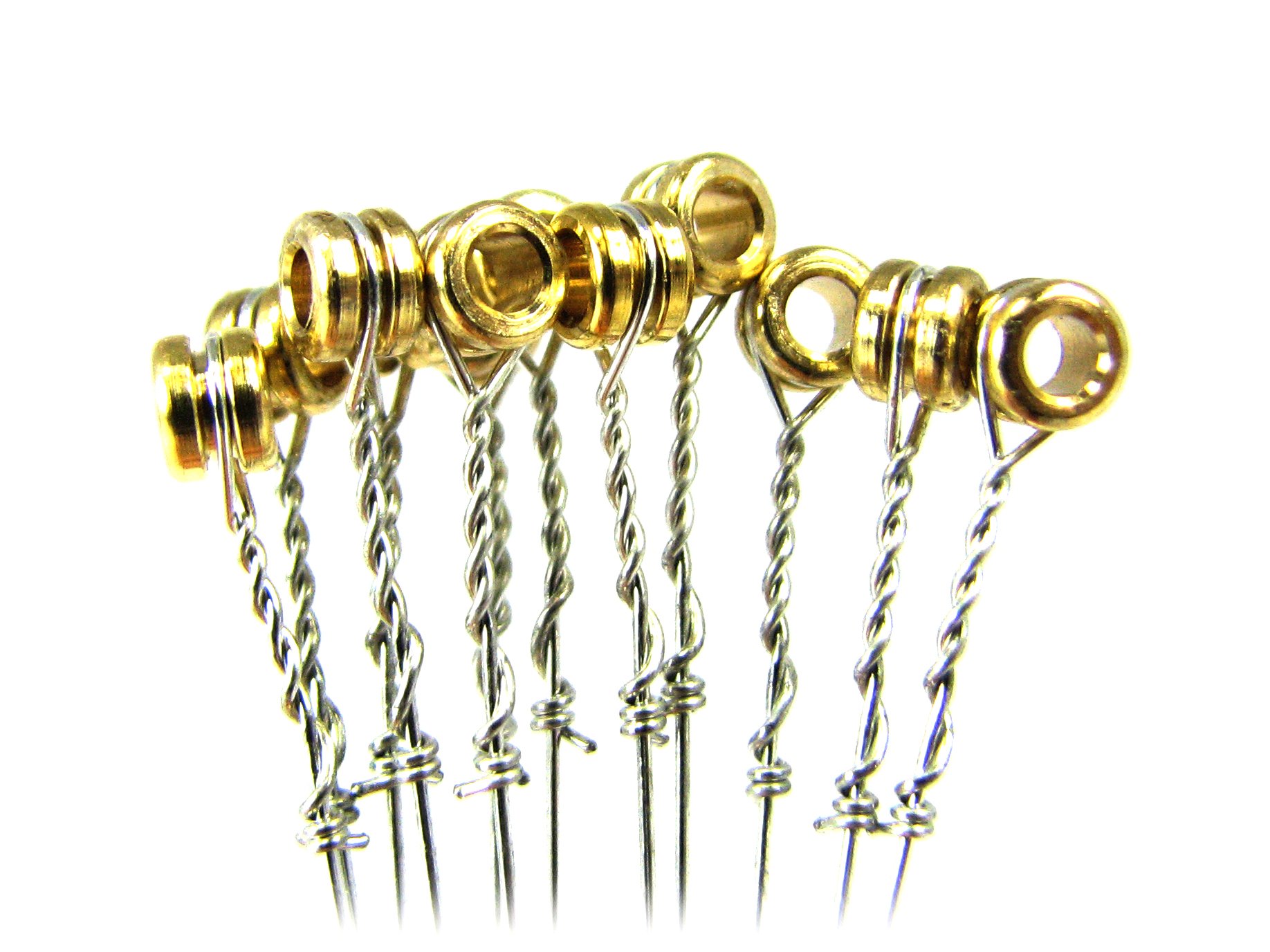 12-pack 14 GA. (.014 ") Plain Steel/ritorta chitarra – Made in the USA.