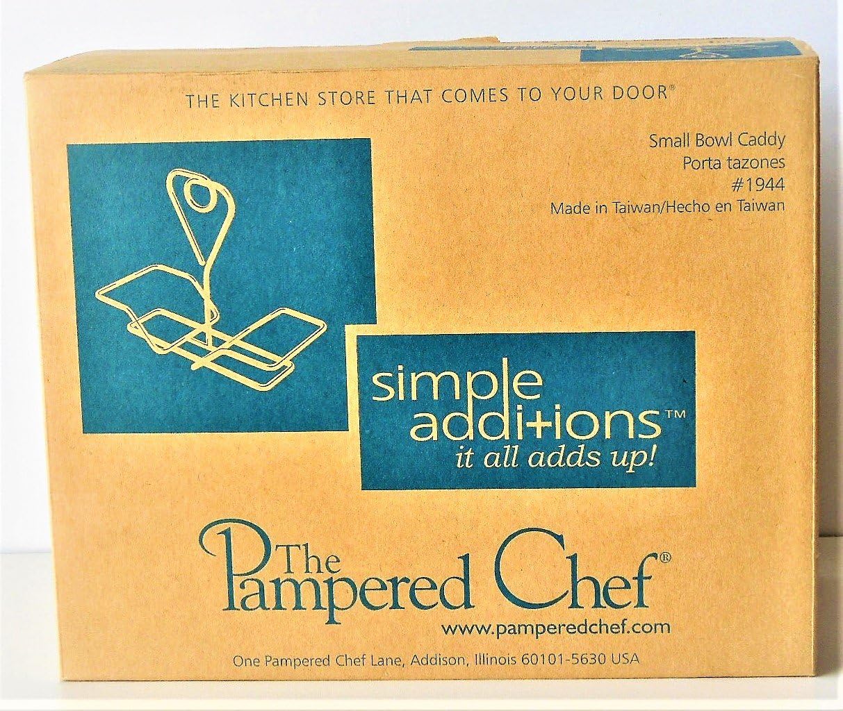 1 X The Pampered Chef Small Bowl Caddy