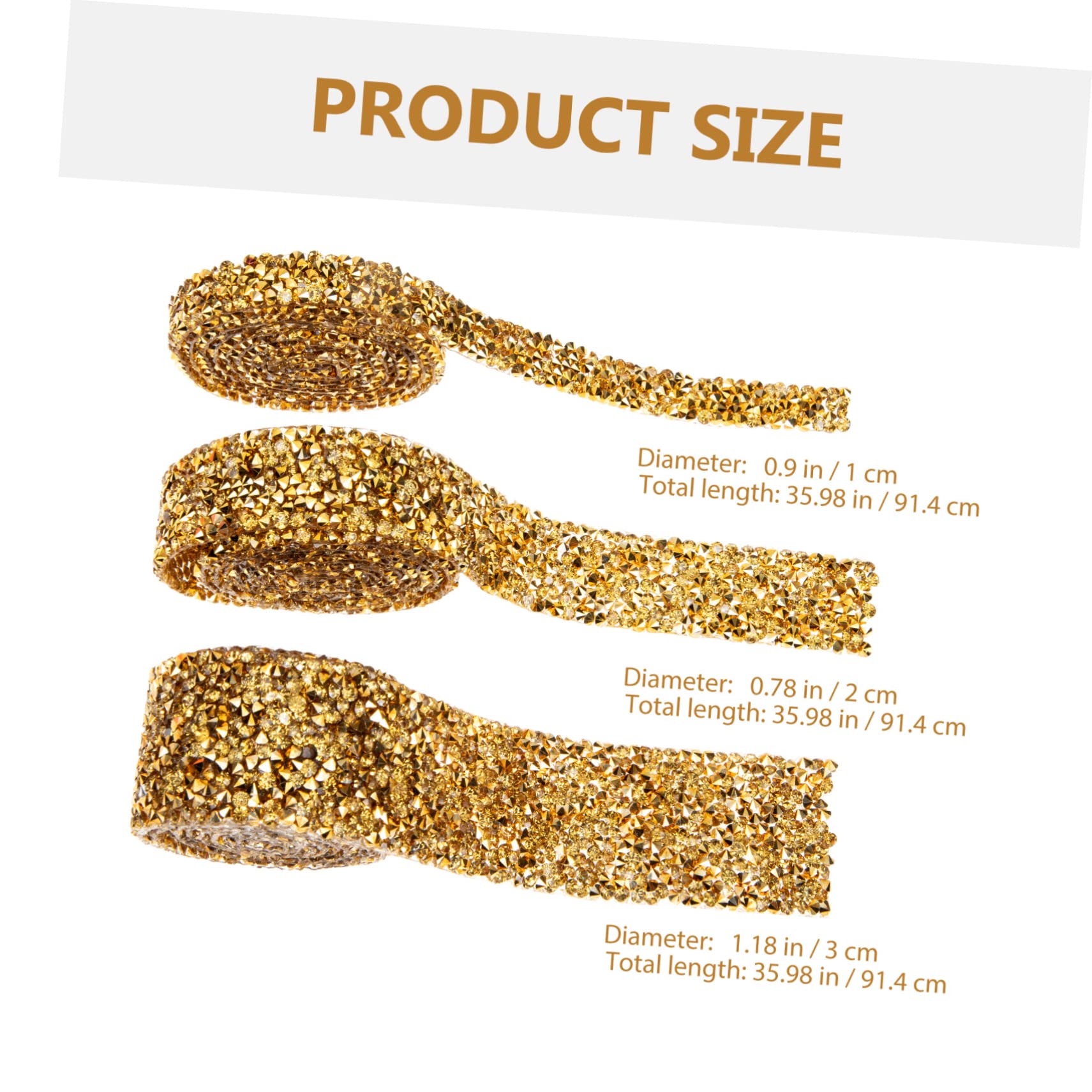 TEHAUX 9stücke Strassband Für Bastelprojekte Glitzernde Dekoration Für Hochzeiten Partys Kleider Taschen Und