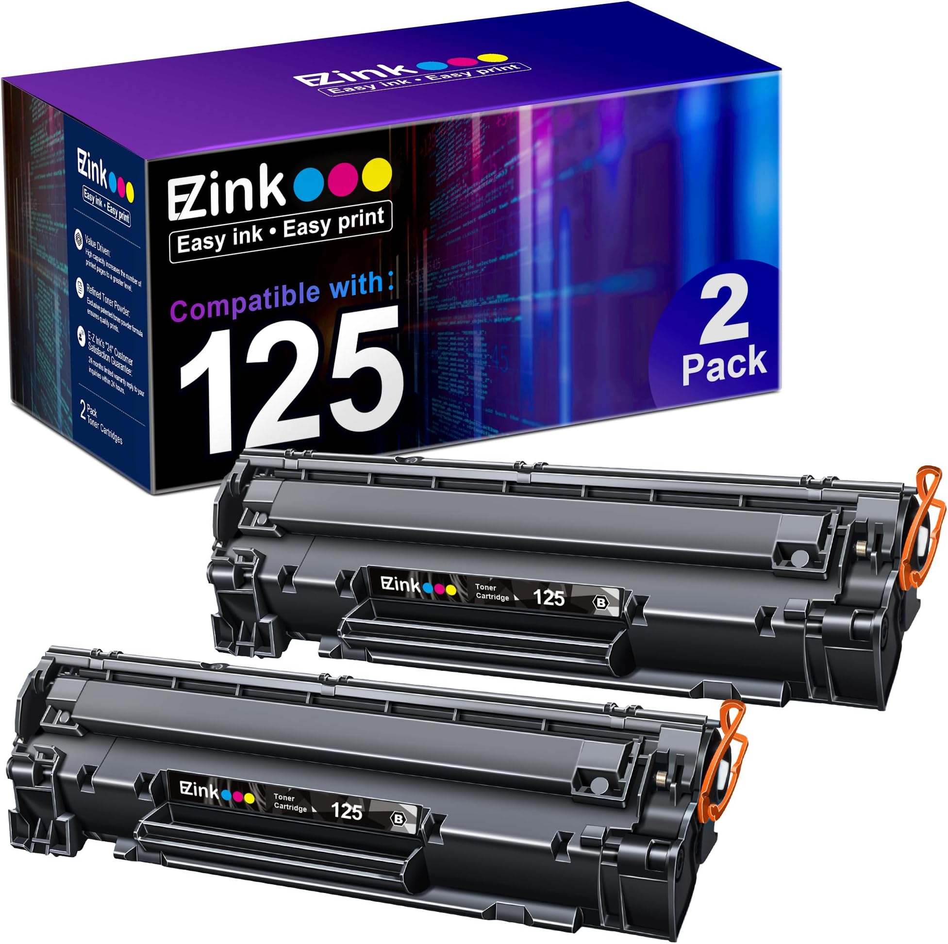 Cartucce Laser Con Chip Cartuccia Toner CRG-125 Alta Resa Per Stampanti Canon - Pacco Da 2 Pezzi | Compatibile Con LBP6000, MF3010 Toner Canon Crg-125 - Foto 6