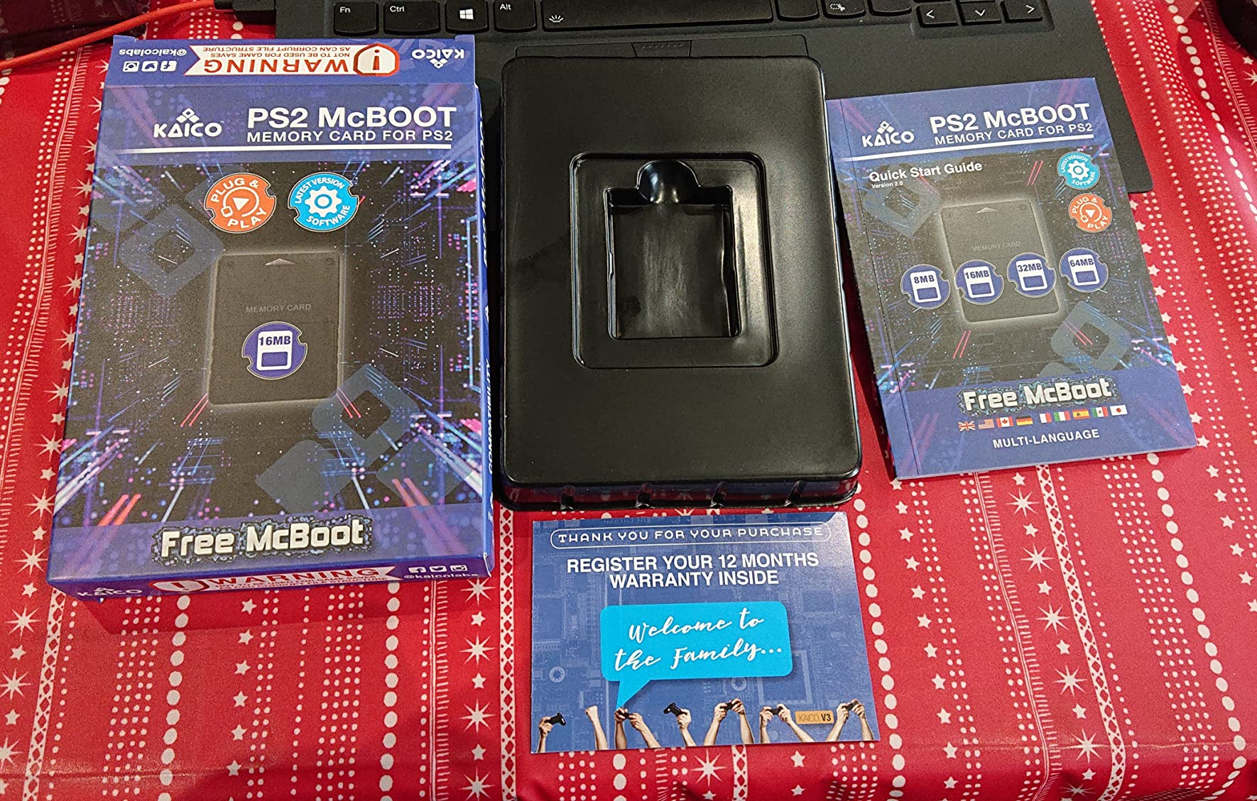 Kaico Free Mcboot 16MB PS2 Memory Card Running FMCB PS2 Mcboot 1.966 ...