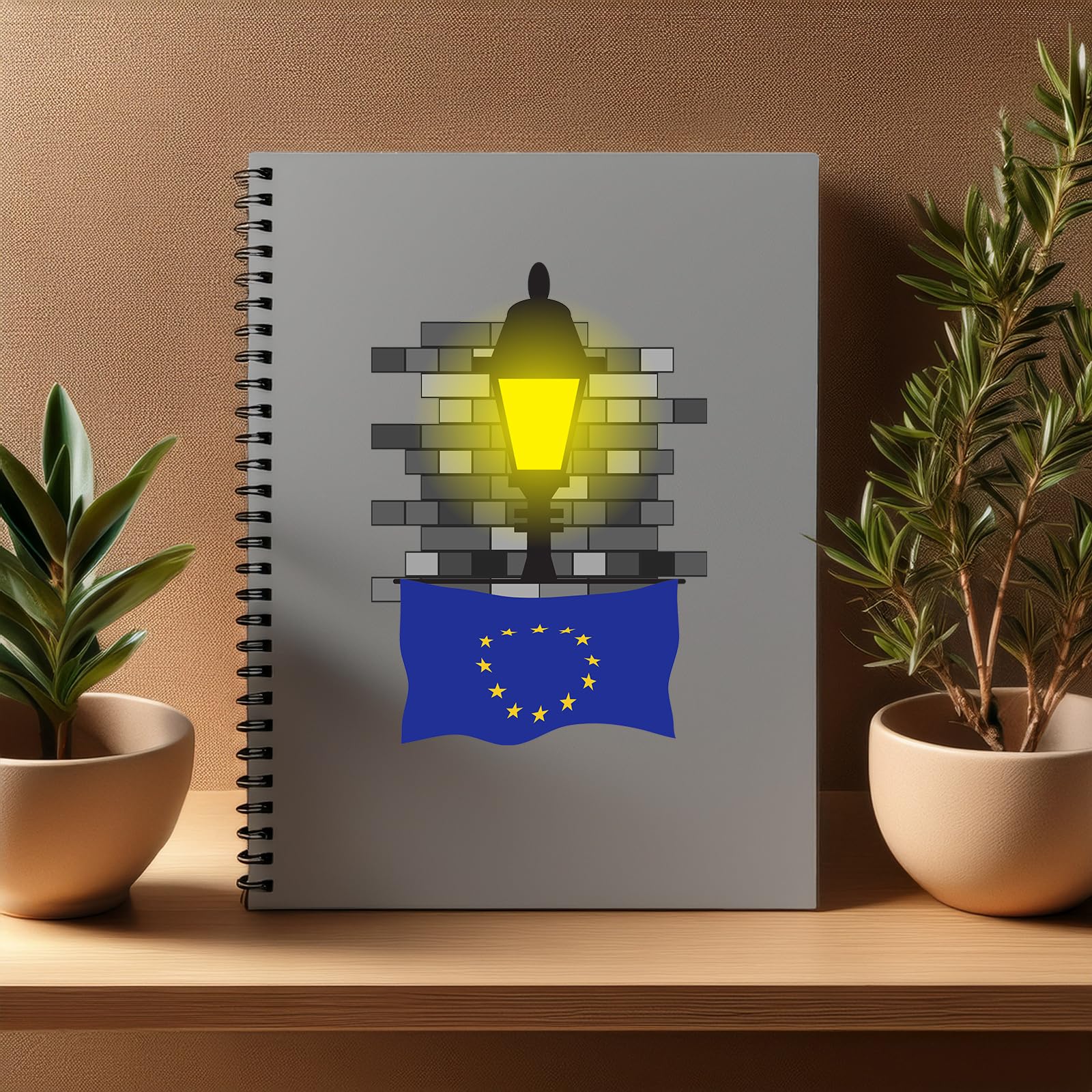 Carnet briques de rue de l'UE de qualité supérieure avec pages lignées - 4