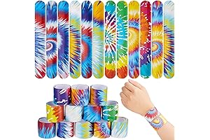 Tie Dye Slap Bracelets for Kids