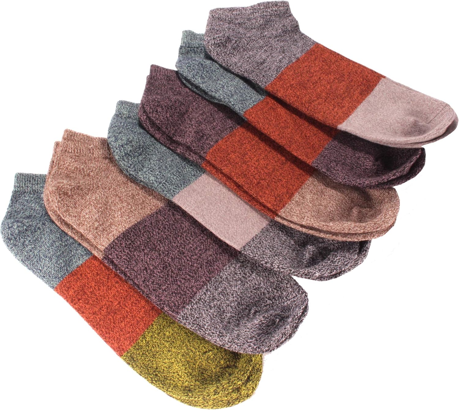 Men's Bamboo Rayon Stripe Style Sports Superior Wicking Athletic Casual Ankle Socks - Image 4