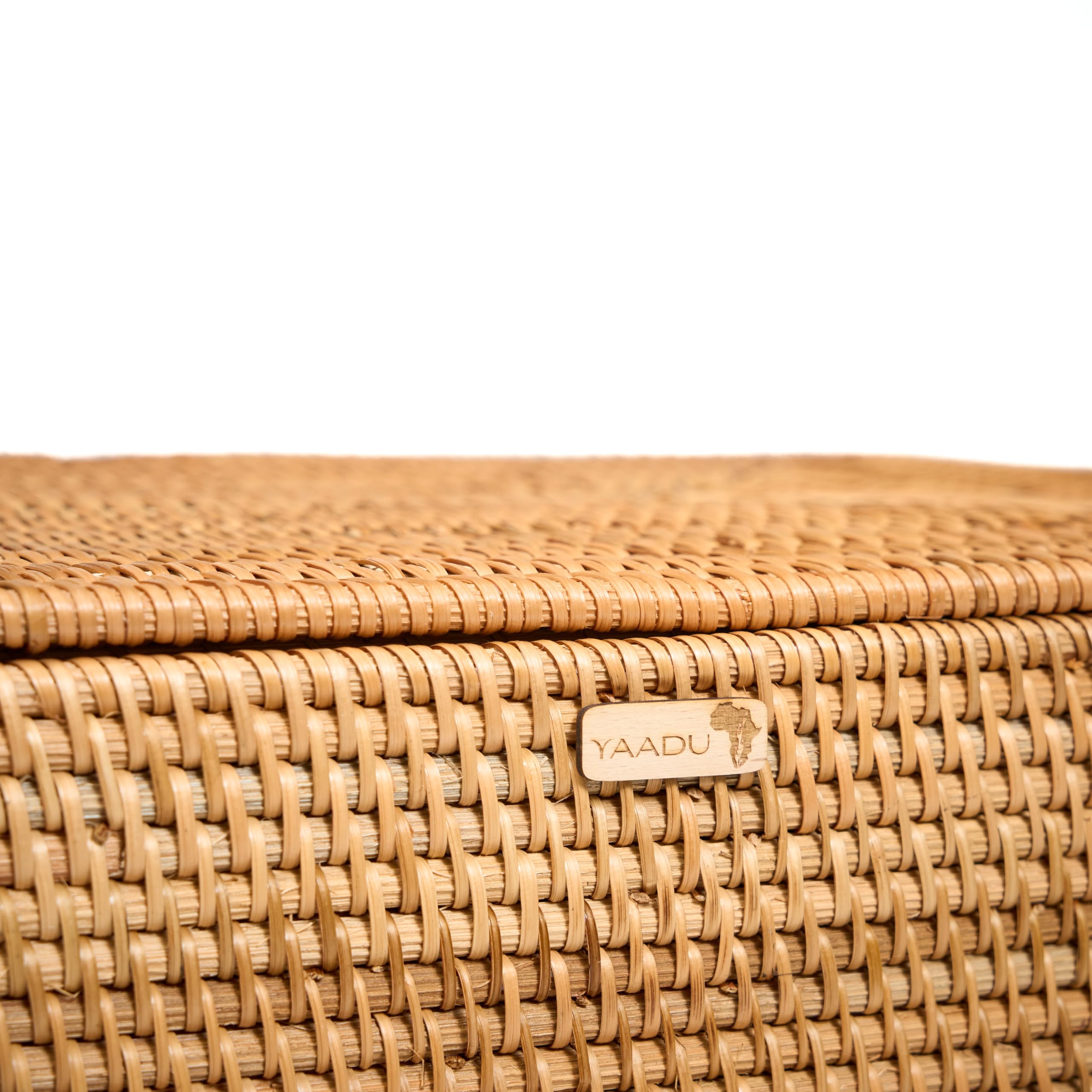 Rechteckiger Rattan-Korb Kordofan, Größe Groß, Naturfarben