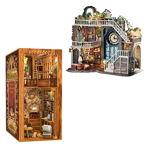 CUTEBEE DIY Dollhouse Miniature Kit, DIY Wooden Dollhouse Kit Miniature