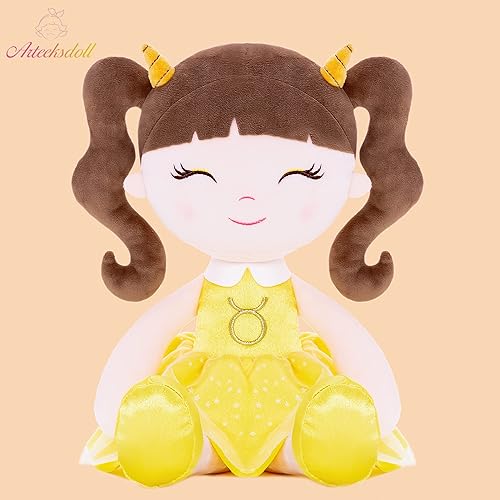 Miniatura 51 de Regalos de bebé niña muñecas de peluche Constelaciones Muñeca del zodiaco Regalo de cumpleaños 17 pulgadas Sagittari