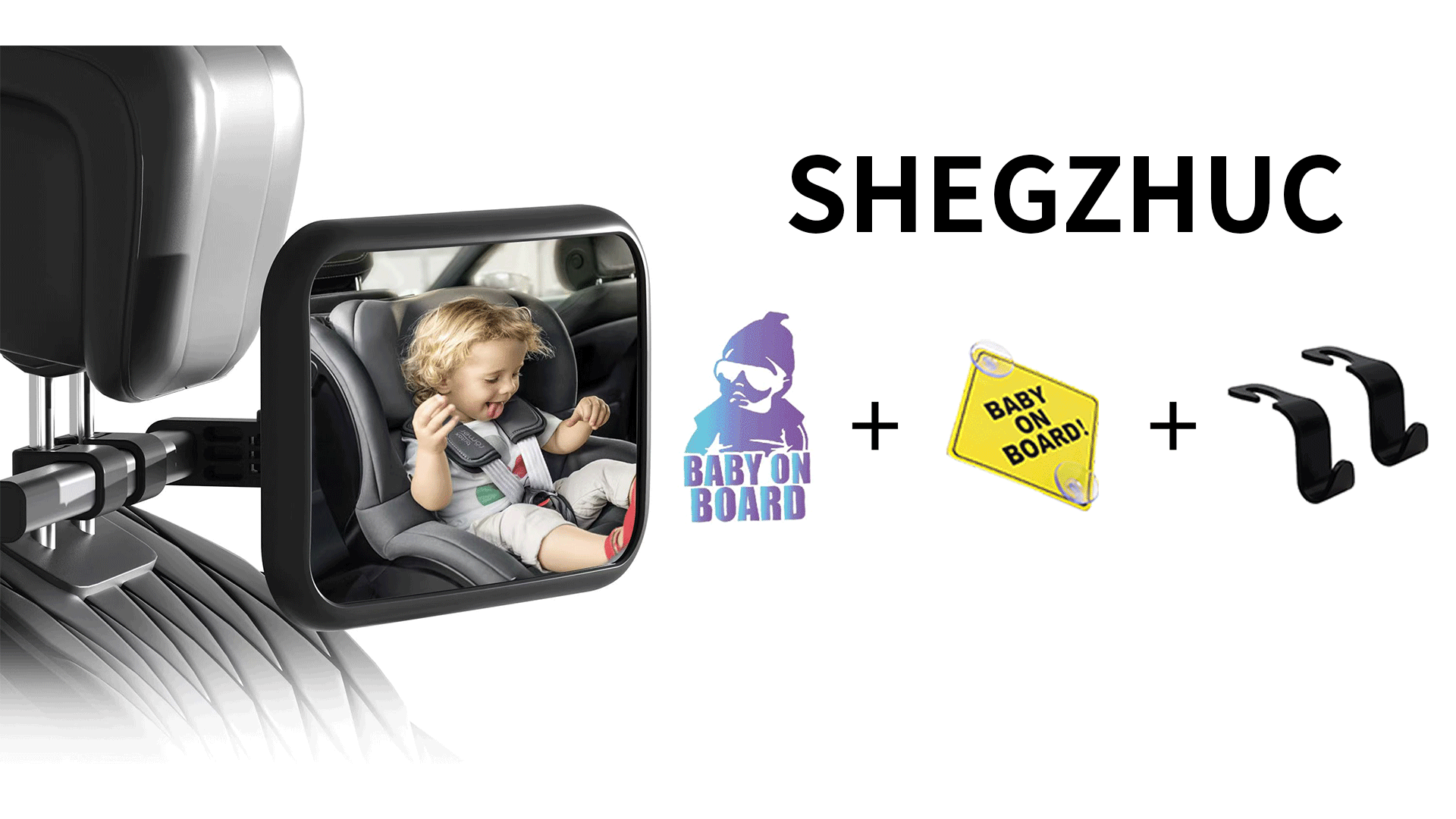 Specchietto Retrovisore Per Bambini SHEGZHUC - Con Luce LED, Telecomando E Clip Metallica - Foto 10