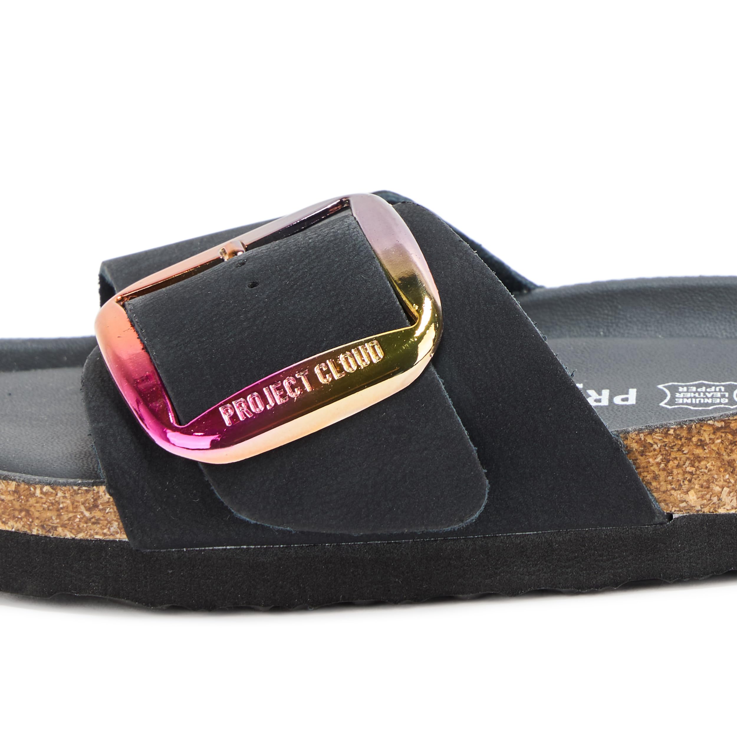 Project Cloud 100% Genuine Leather Sandals Women Dressy Beach Essentials Slides for Women Footwear - Lightweight with Memory Foam Insole Sandals for Women 2026 - Womens Slides — view 14